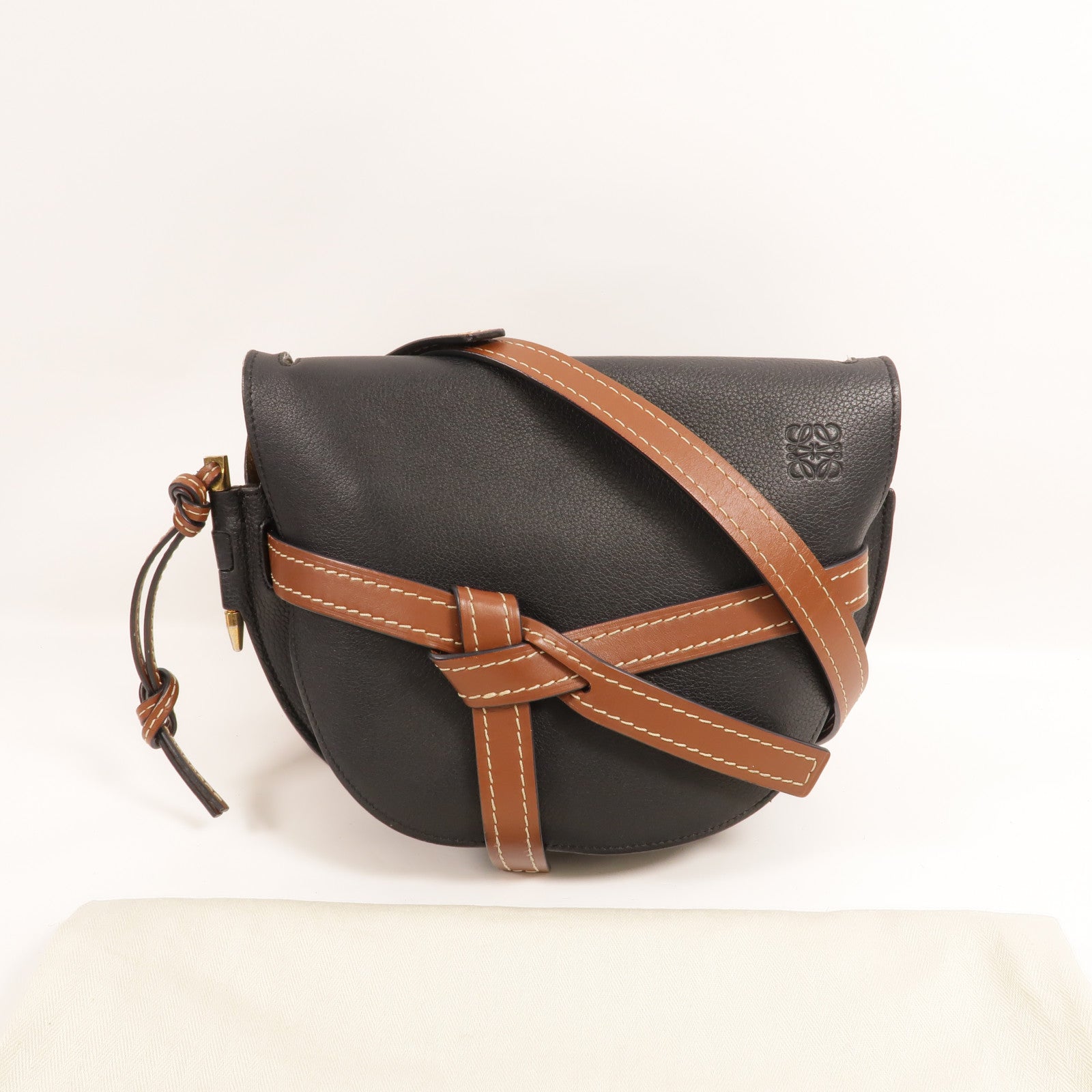 LOEWE 牛皮皮革Gate Small肩背袋