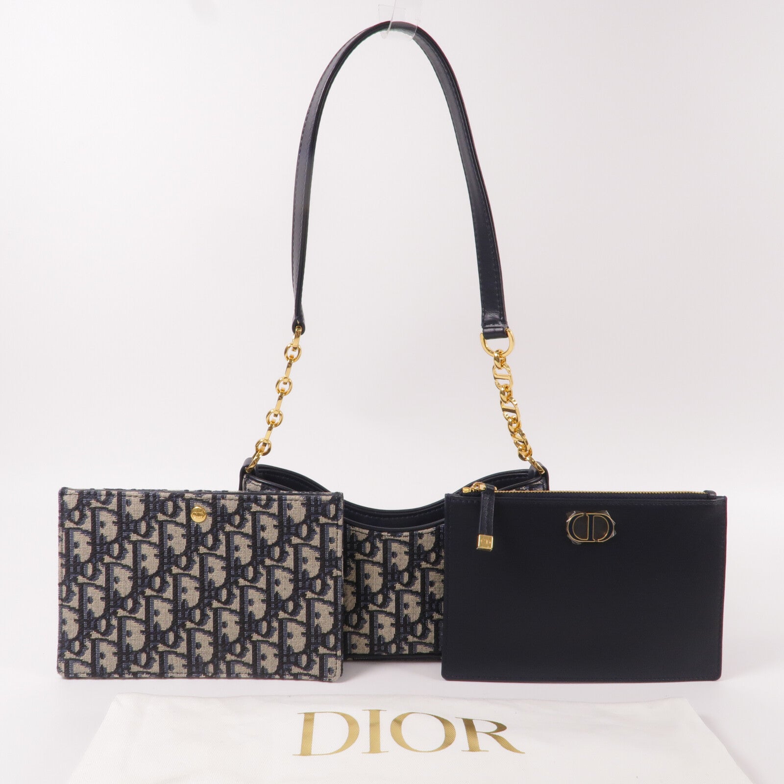 Dior 帆布30 Montaigne Hobo Avenue肩背袋
