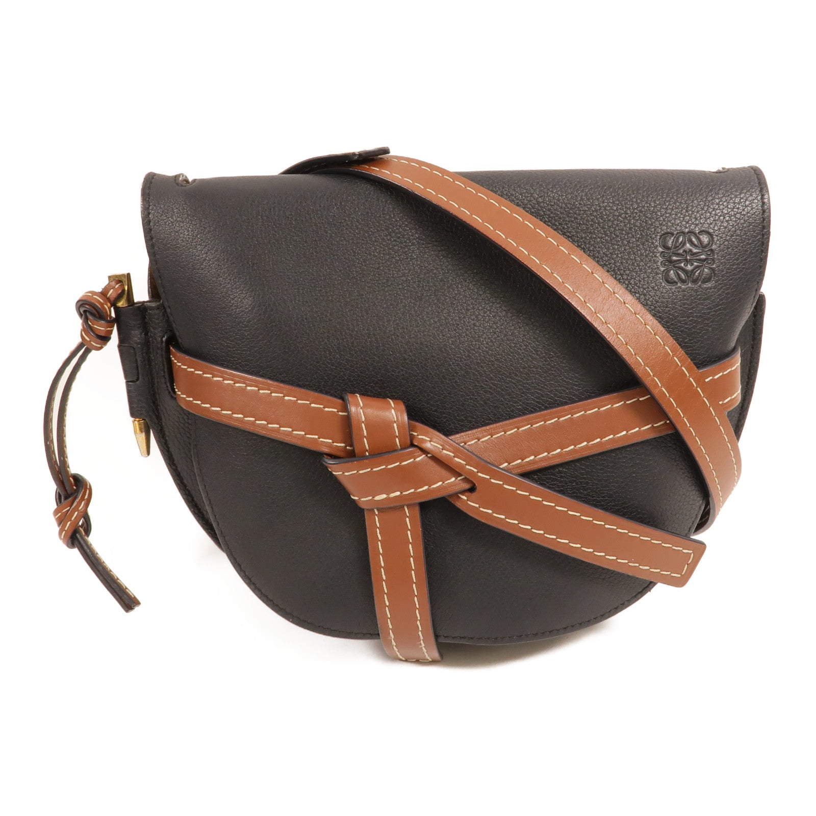 LOEWE 牛皮皮革Gate Small肩背袋