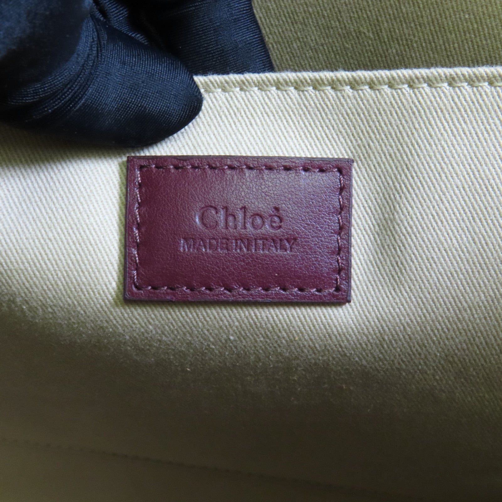 Chloe 帆布Woody Tote Medium肩背袋