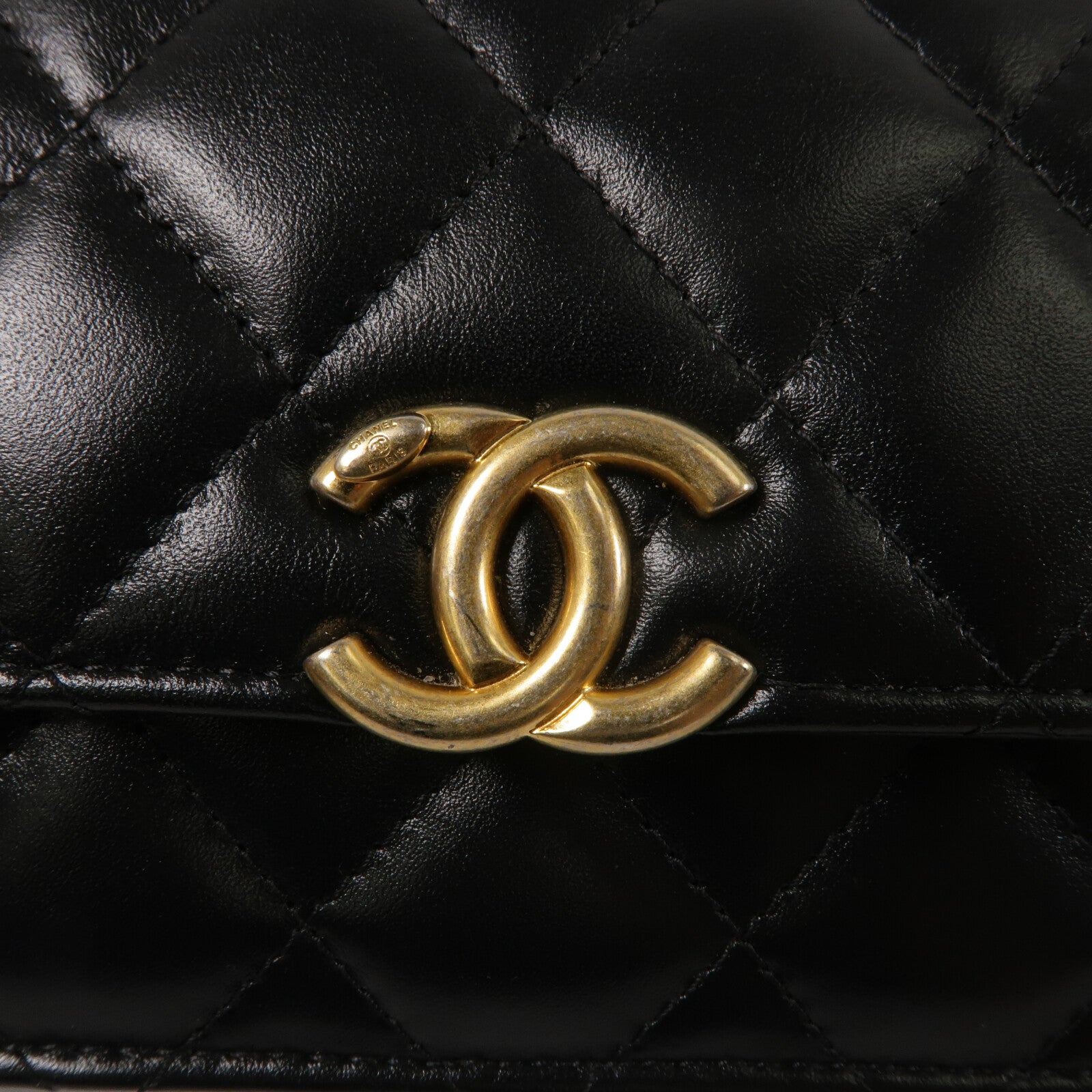 CHANEL 牛皮皮革Shoulder Bag鏈帶手挽肩背兩用袋