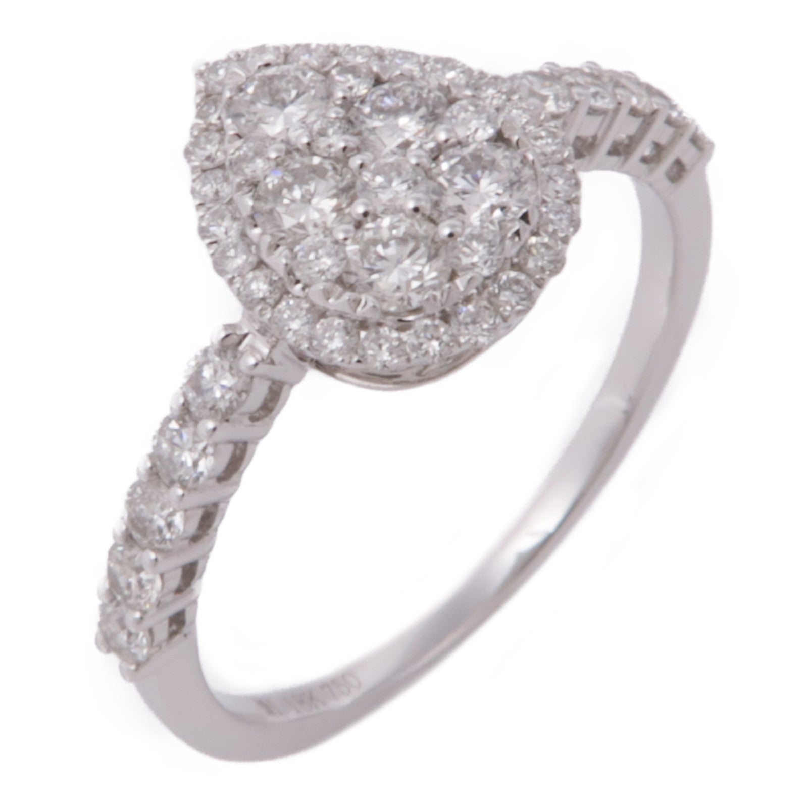 JEWELRY 【激減優惠】18K白金Diamond Ring戒指US#6.25