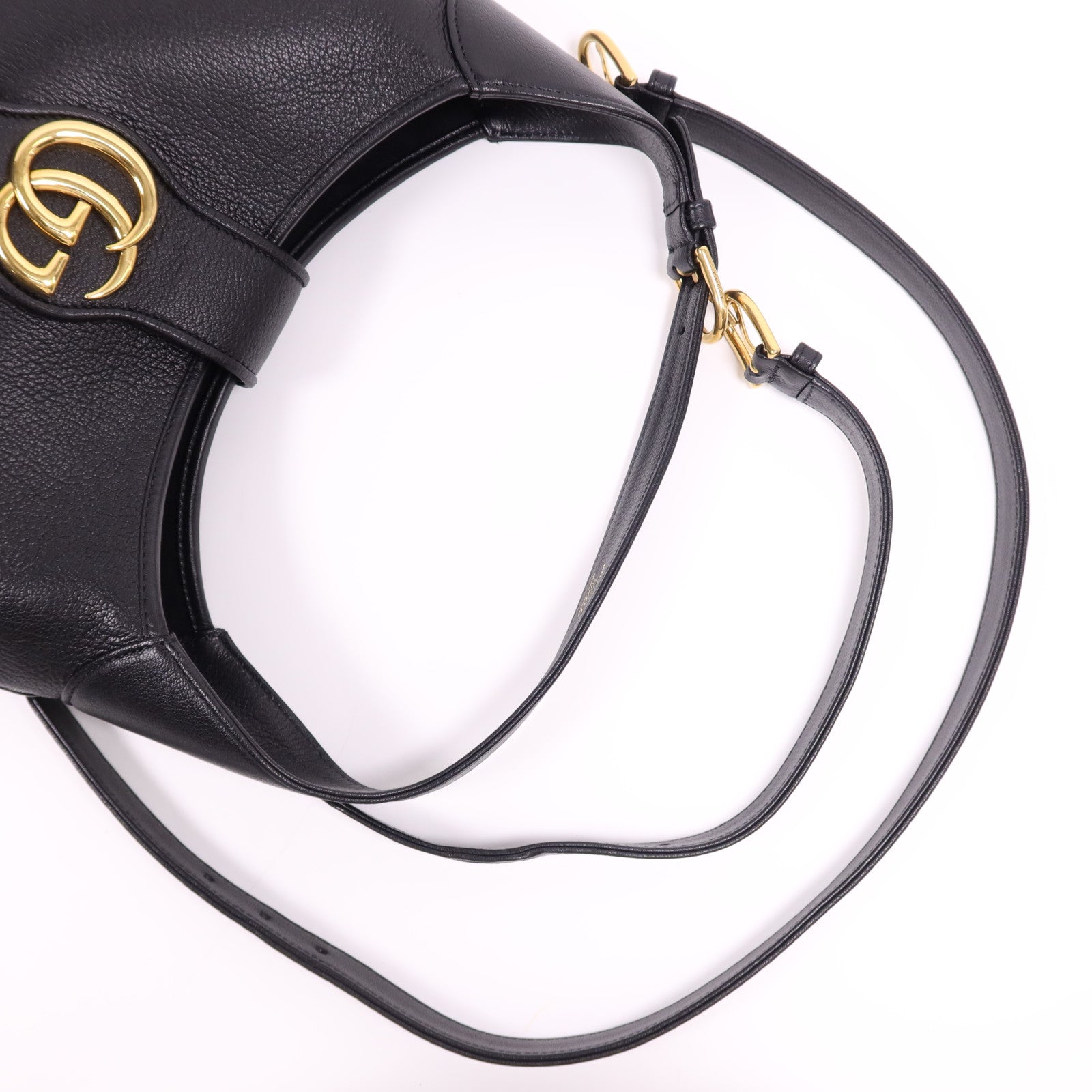 GUCCI 牛皮皮革Aphrodite Medium金扣手挽袋
