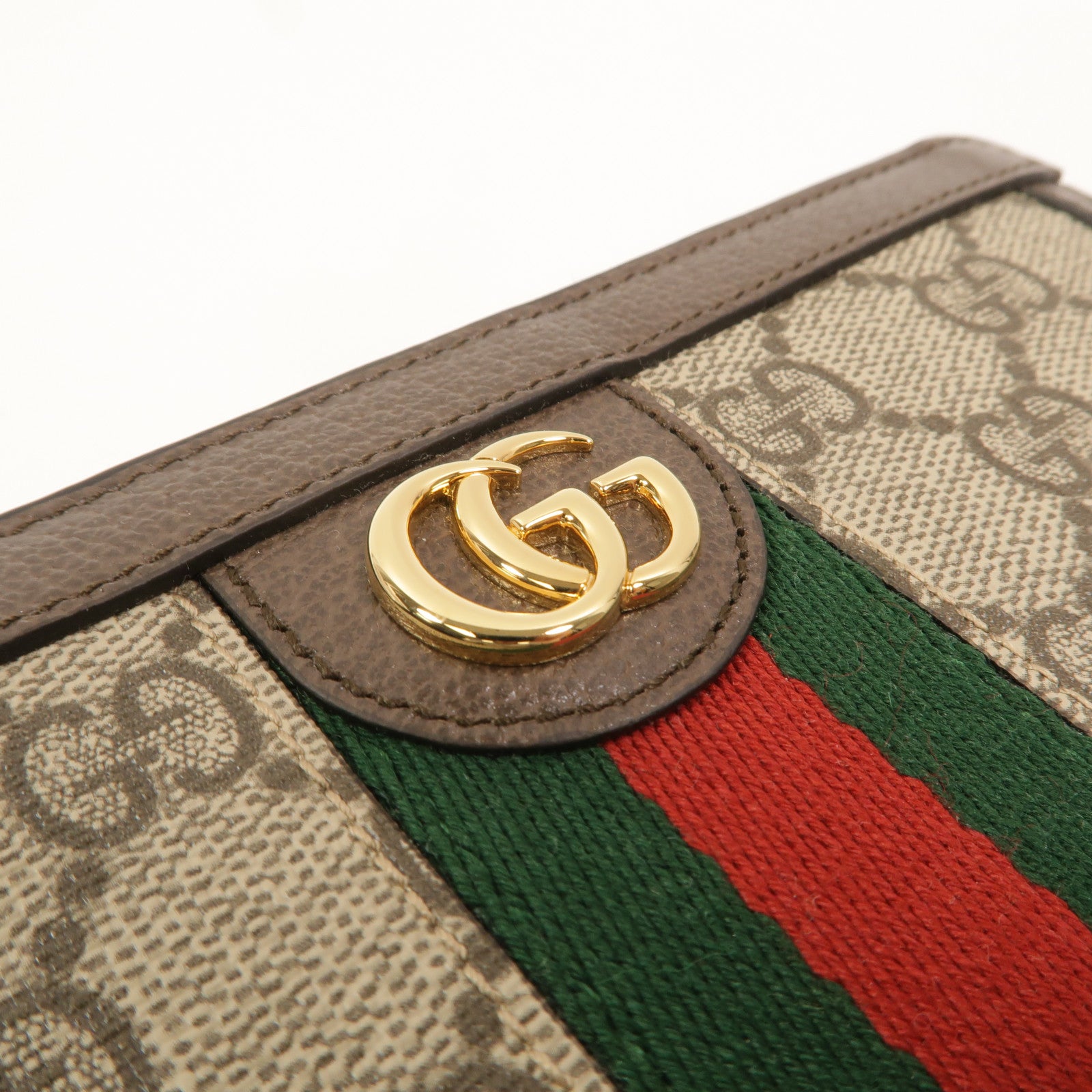 GUCCI 塗層帆布Zipper Long Wallet長錢包