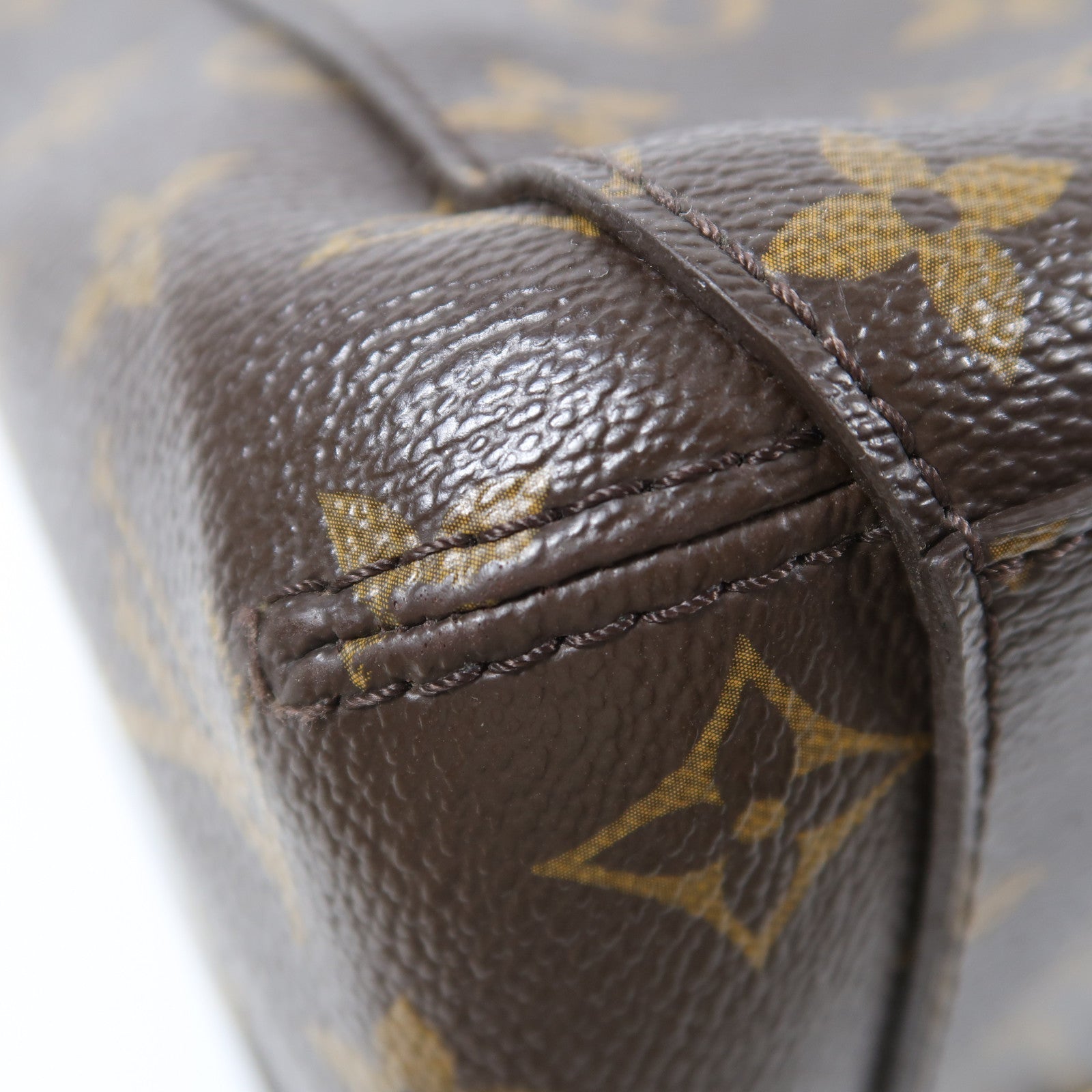 LOUIS VUITTON Monogram Montaigne金扣手挽肩背兩用袋啡色