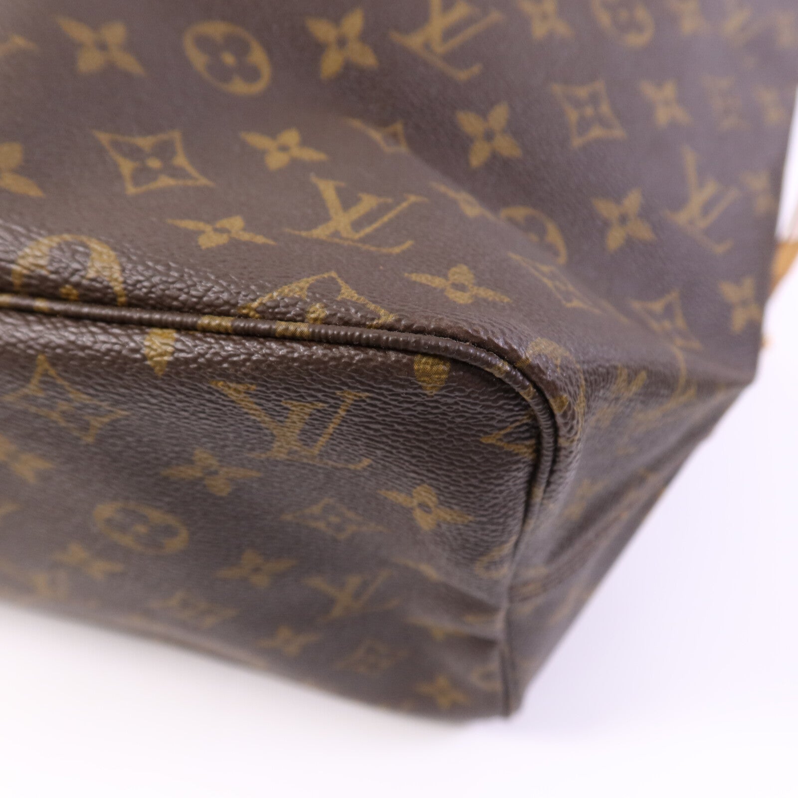 LOUIS VUITTON Monogram Neverfull GM金扣手挽袋