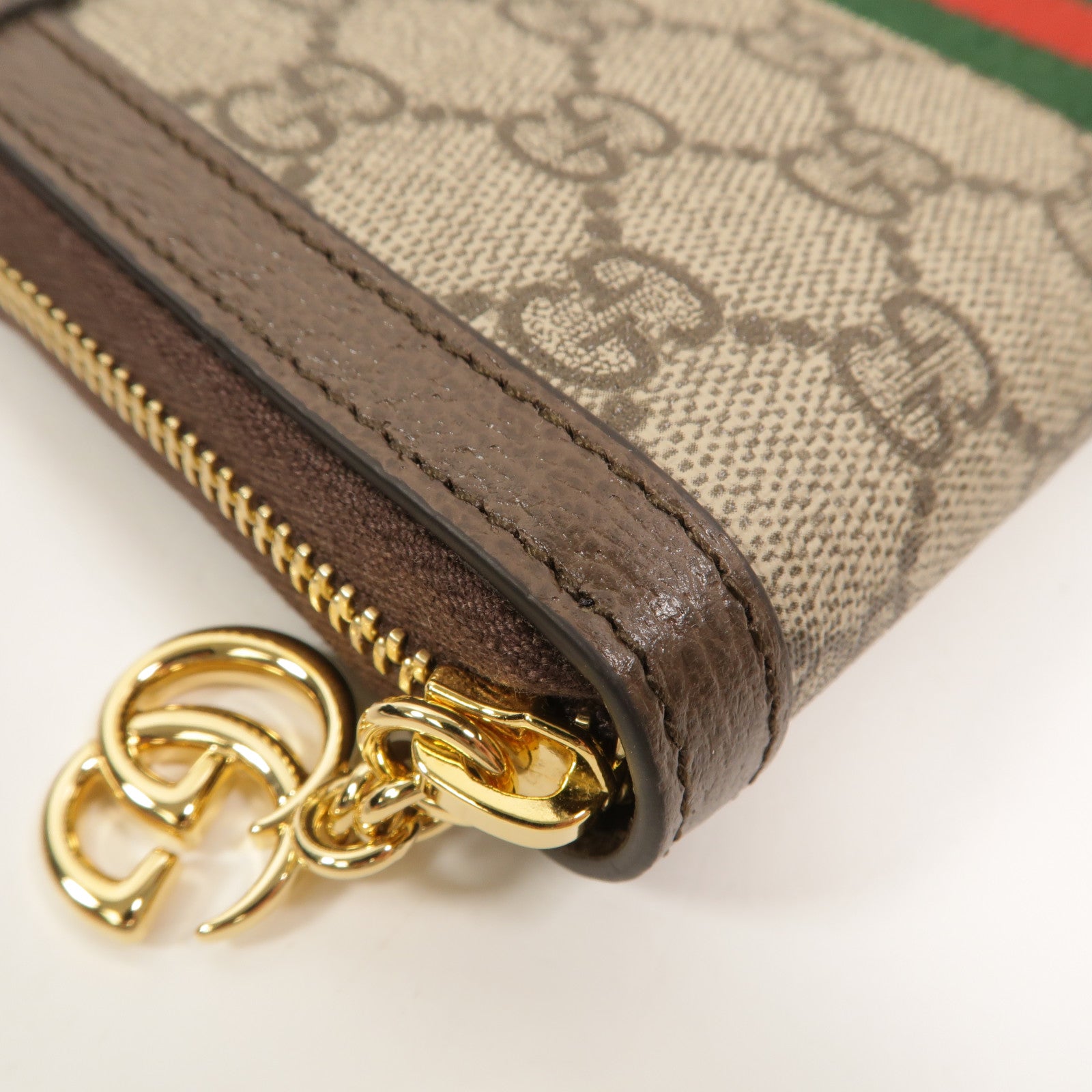 GUCCI 塗層帆布Zipper Long Wallet長錢包