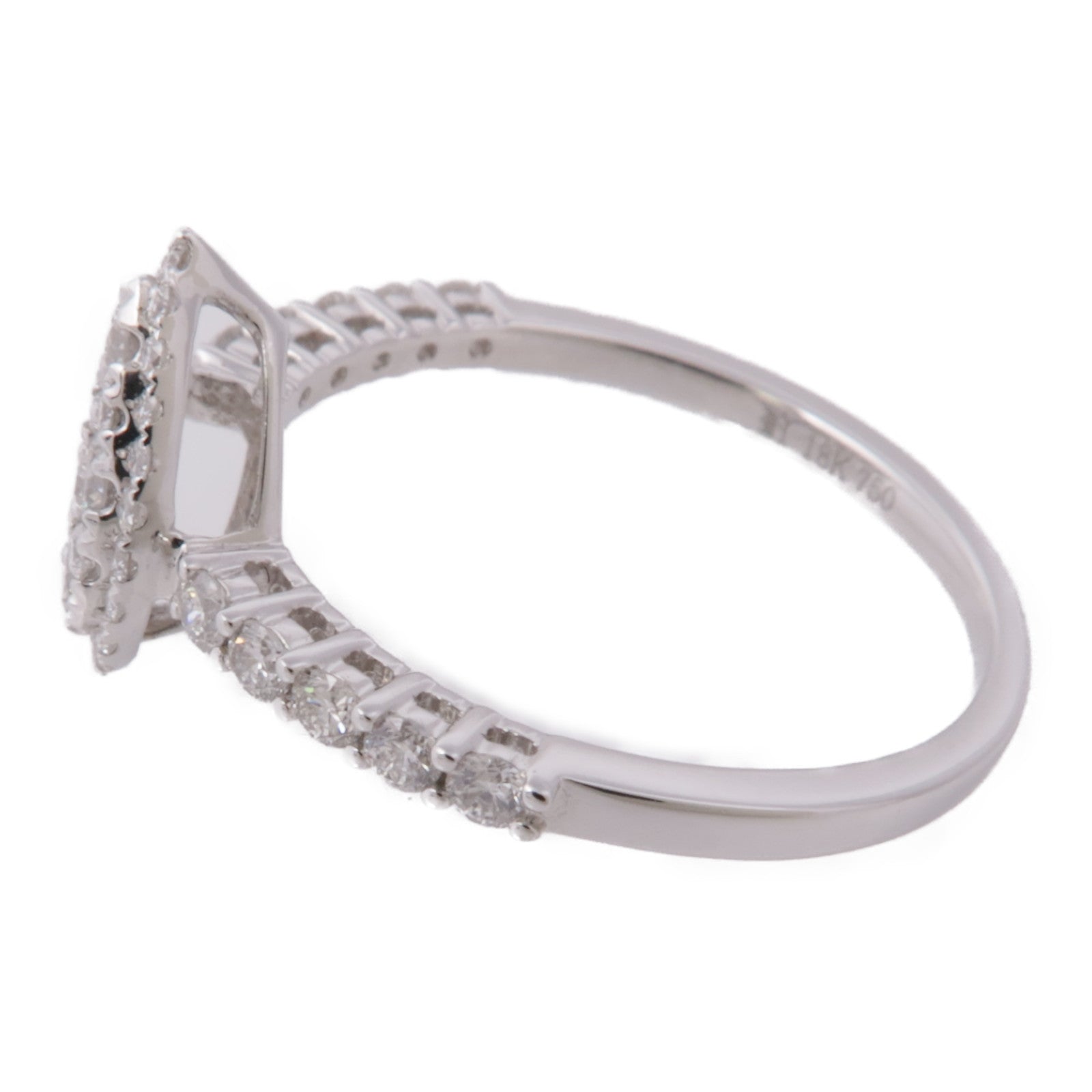 JEWELRY 【激減優惠】18K白金Diamond Ring戒指US#6.25