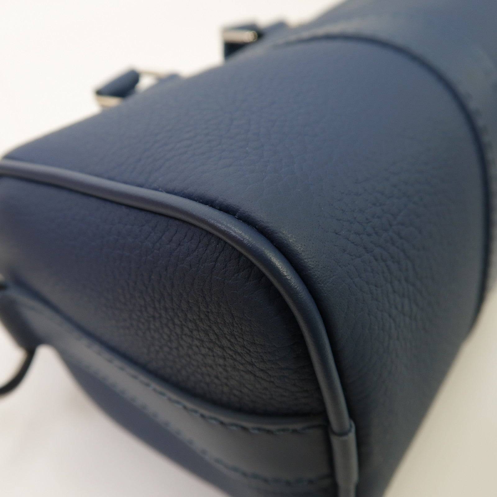 LOUIS VUITTON Aerogram Keepall XS銀扣手挽肩背兩用袋藍色