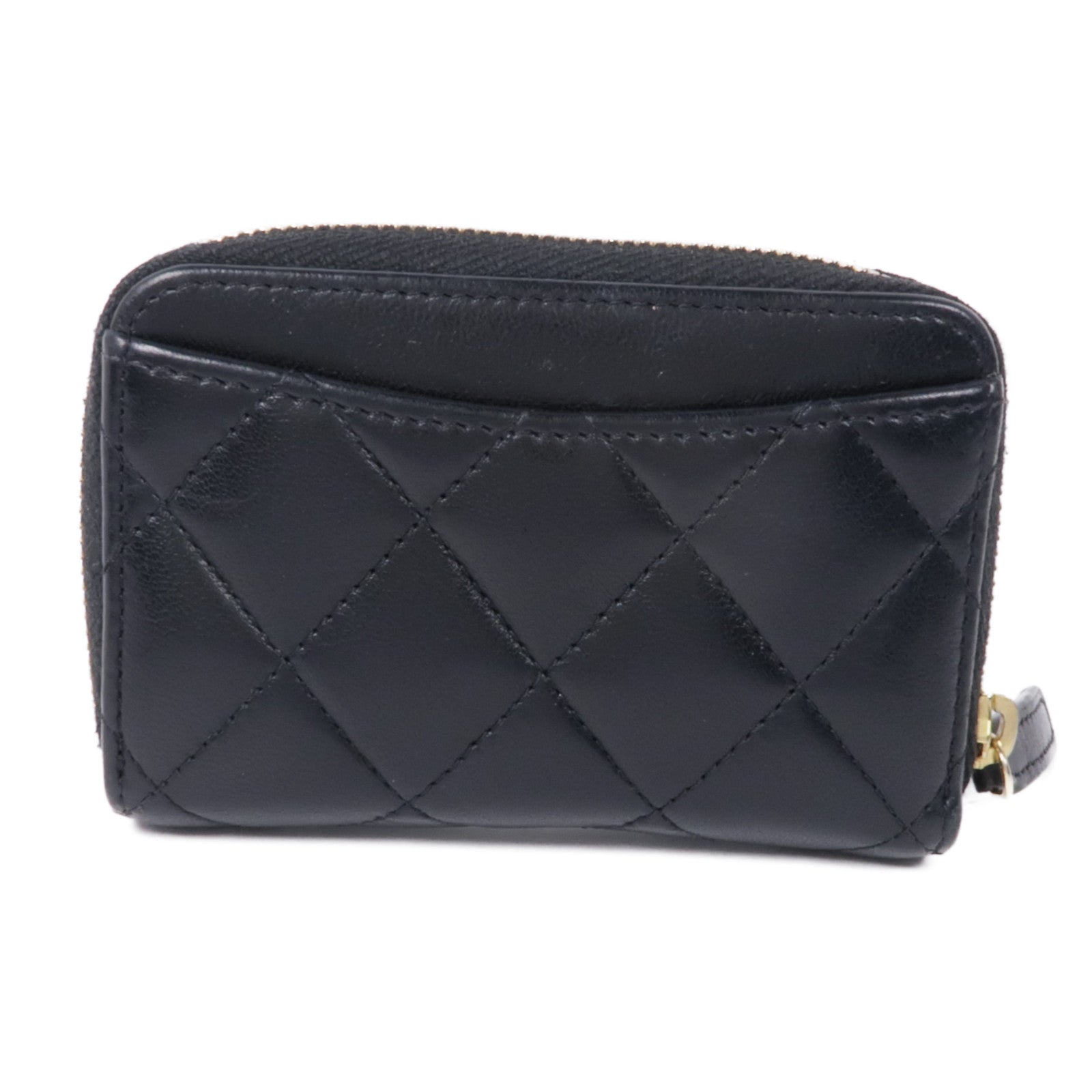 CHANEL 羊皮皮革Coin Purse金扣零錢包