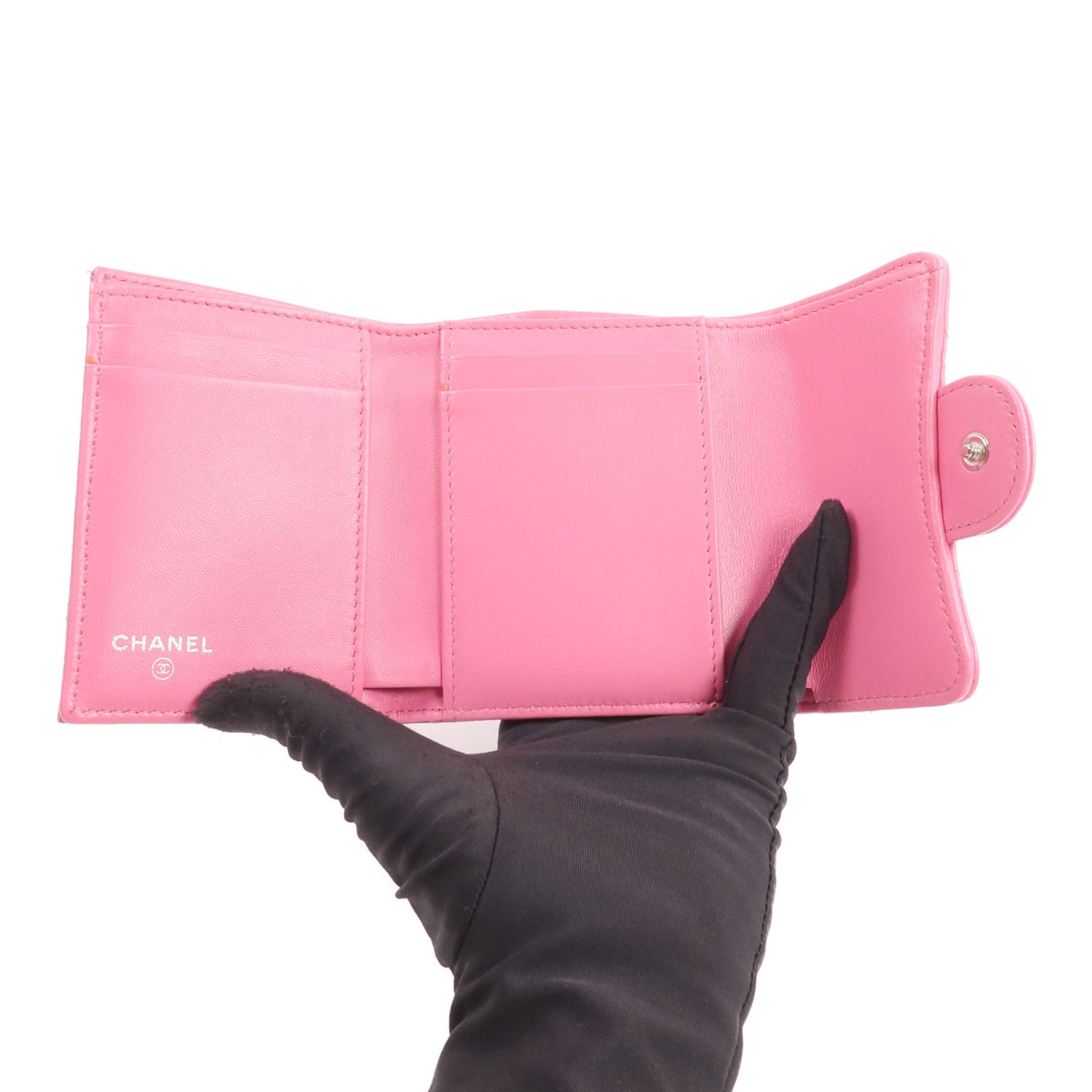 CHANEL 羊皮皮革Classic Small Flap Wallet錢包