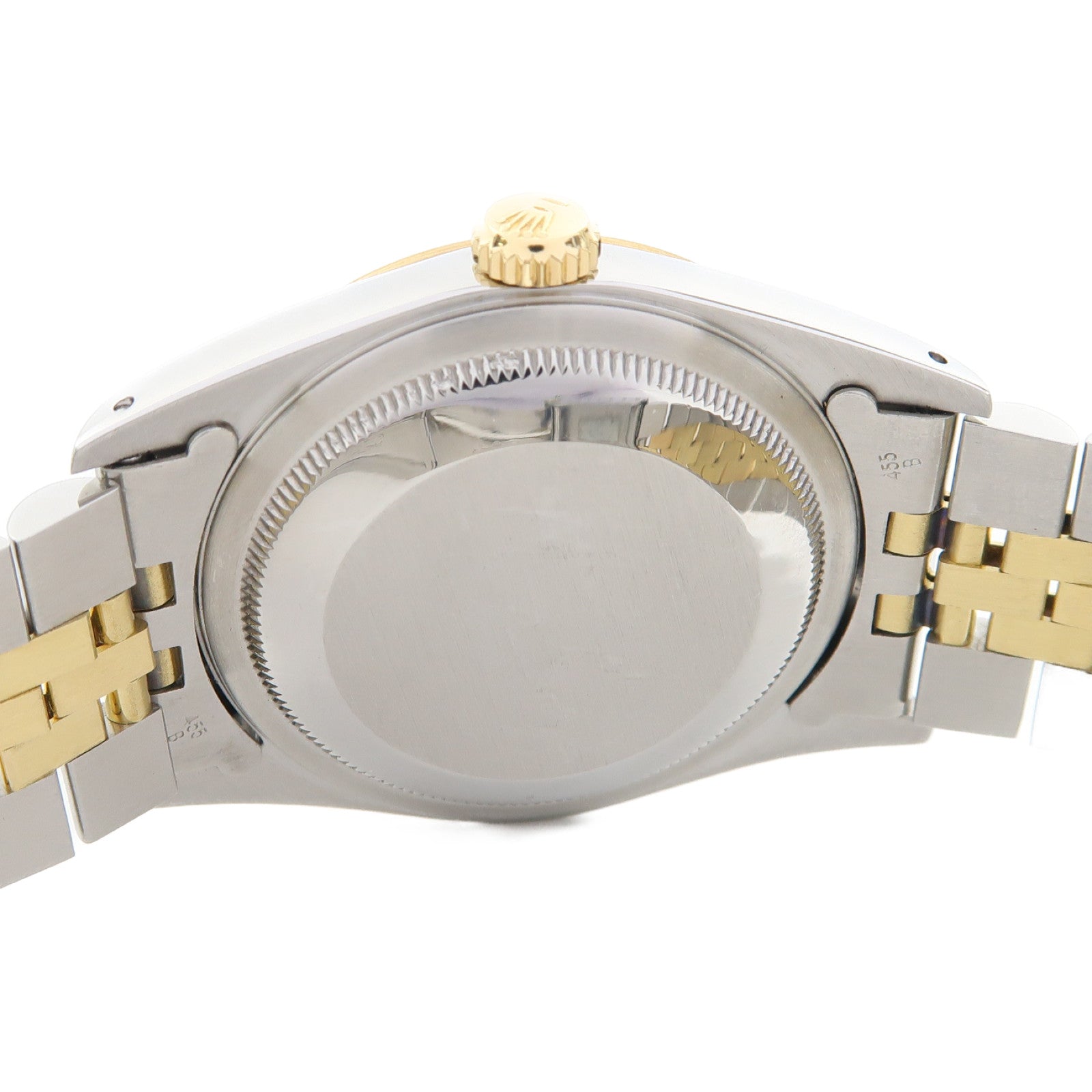 ROLEX Datejust不鏽鋼/18K黃金手錶自動機芯灰色