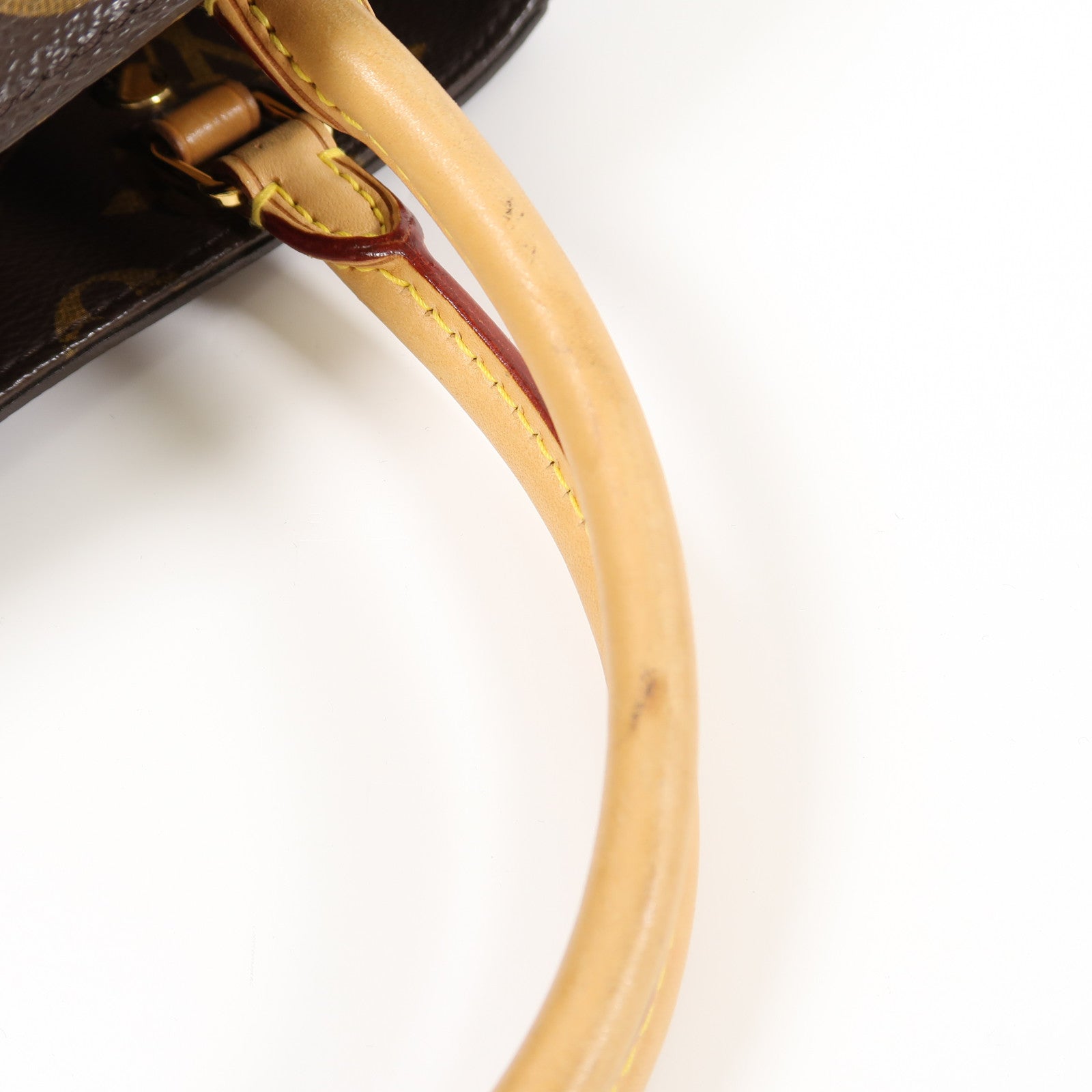 LOUIS VUITTON Monogram Montaigne金扣手挽肩背兩用袋啡色