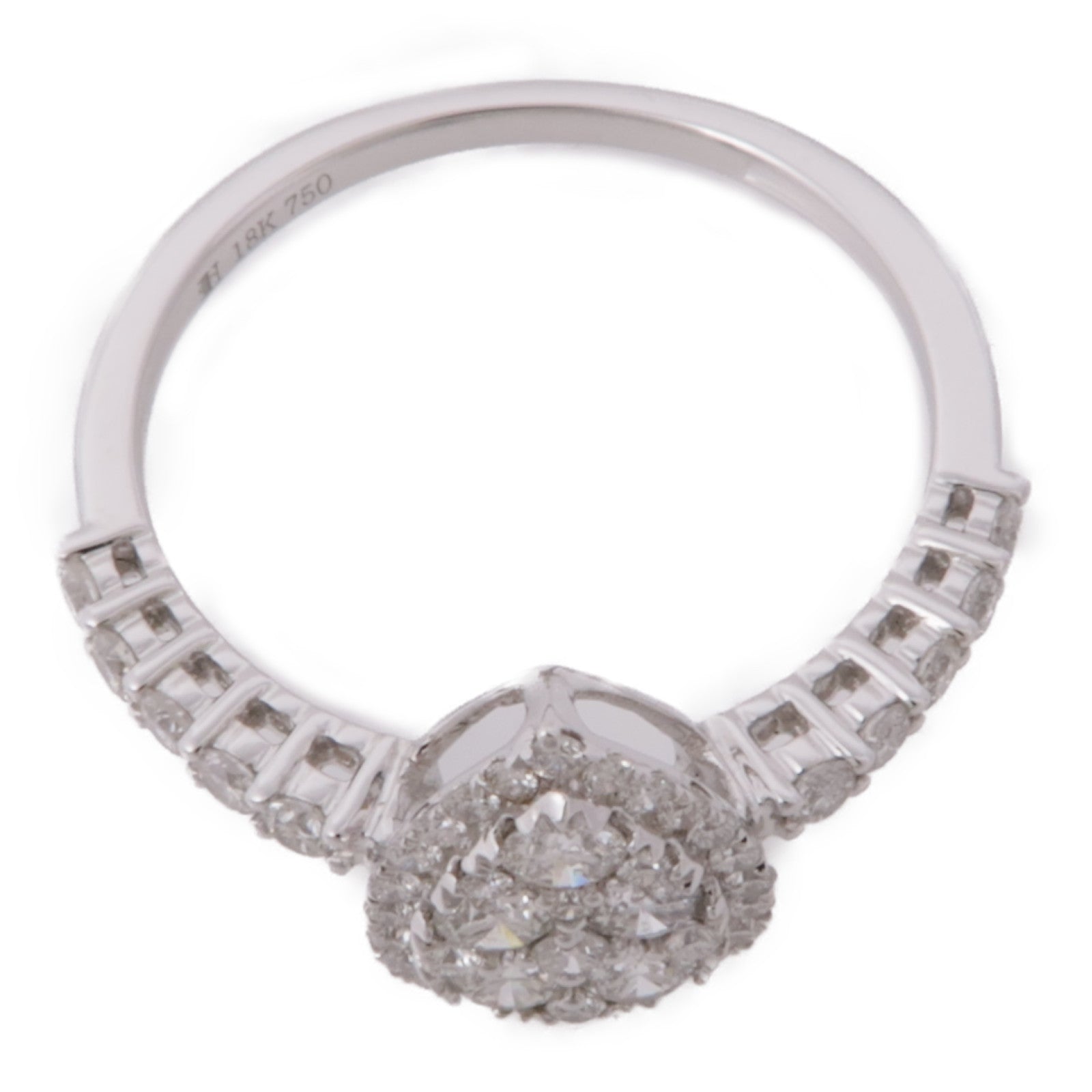JEWELRY 【激減優惠】18K白金Diamond Ring戒指US#6.25