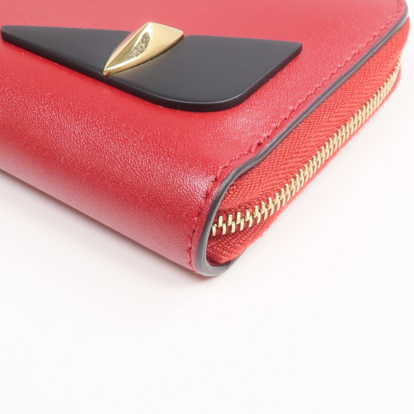 FENDI 牛皮皮革Coin/Card Case金扣零錢包/卡片套