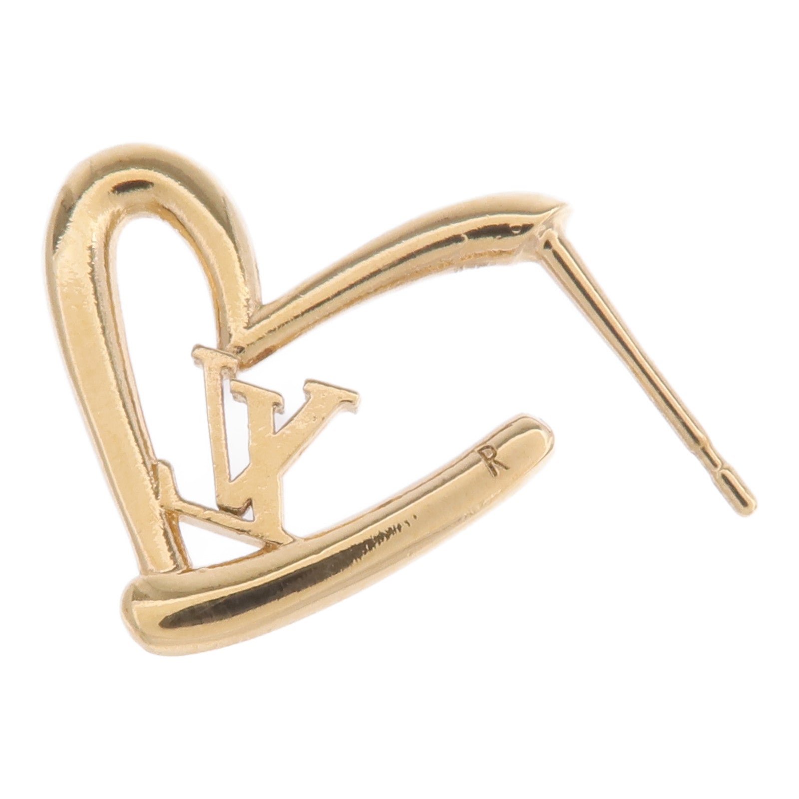 LOUIS VUITTON 金屬Fall In Love PM耳環