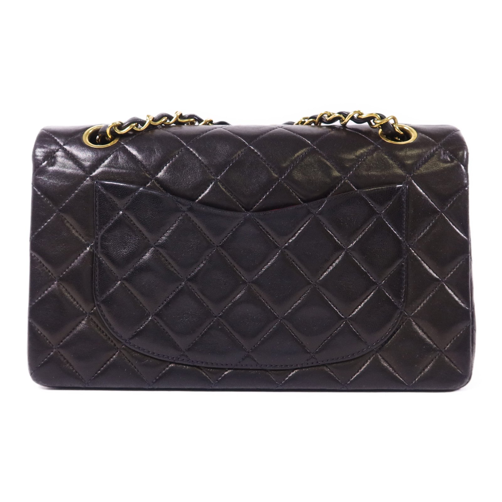 CHANEL 羊皮皮革Classic 23金扣鏈帶肩背袋