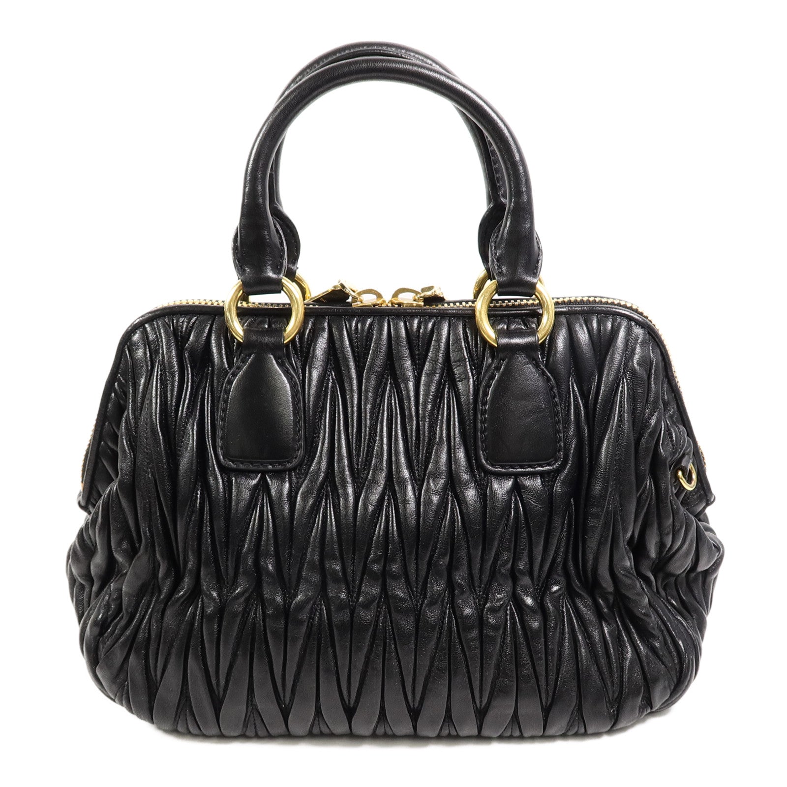 Miu Miu 羊皮皮革2 Way Shoulder手挽肩背兩用袋