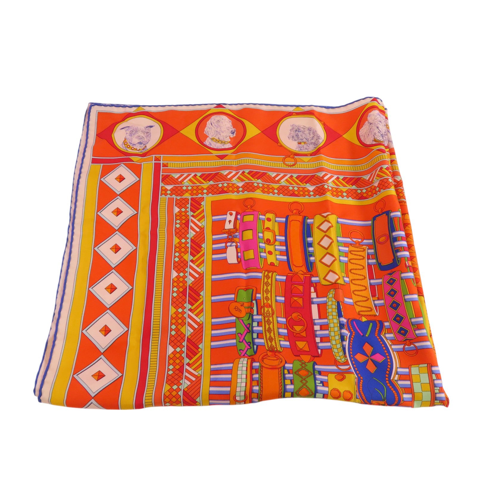 HERMES 絲質Scarf 90x90絲巾