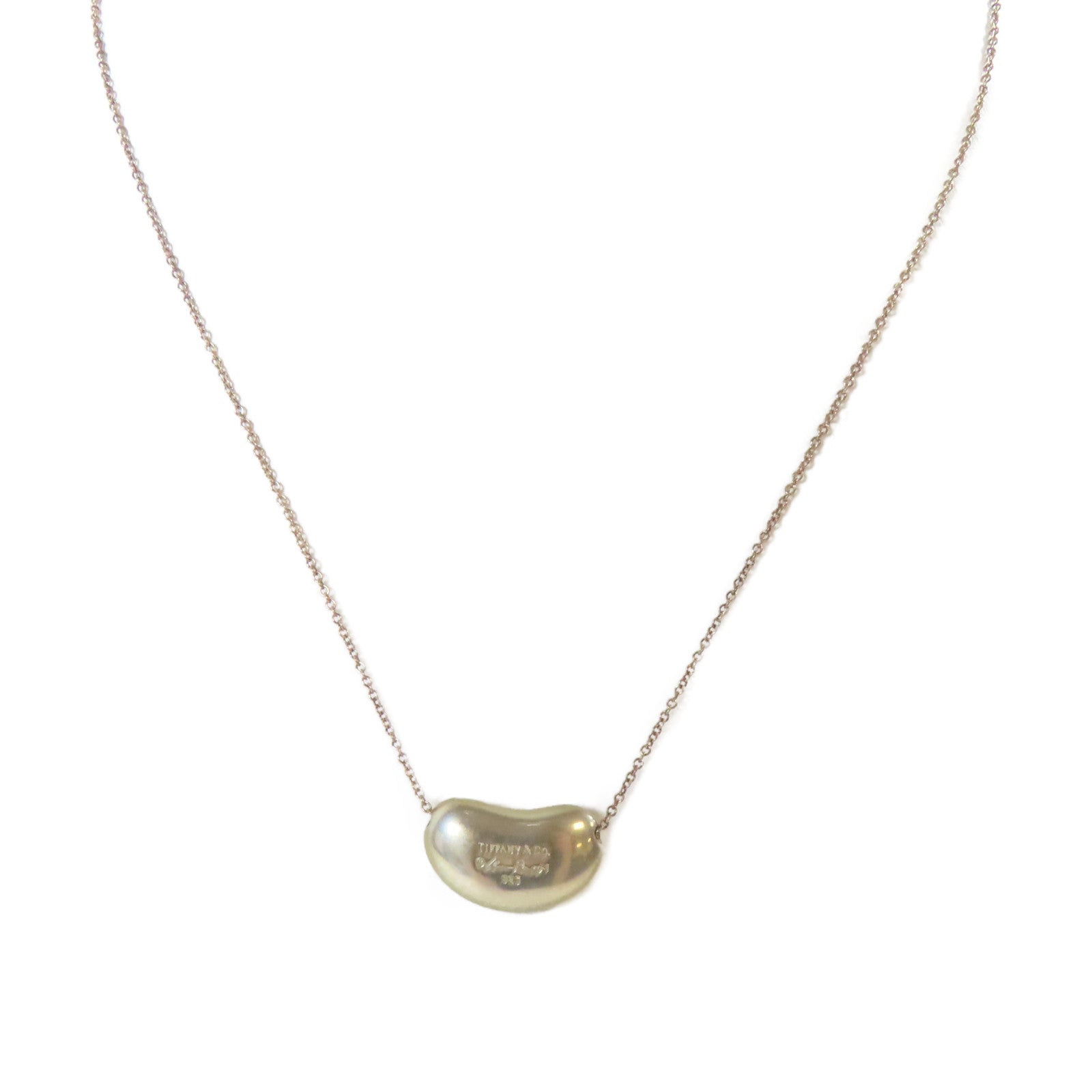 TIFFANY＆CO 925純銀Necklace項鍊#40cm