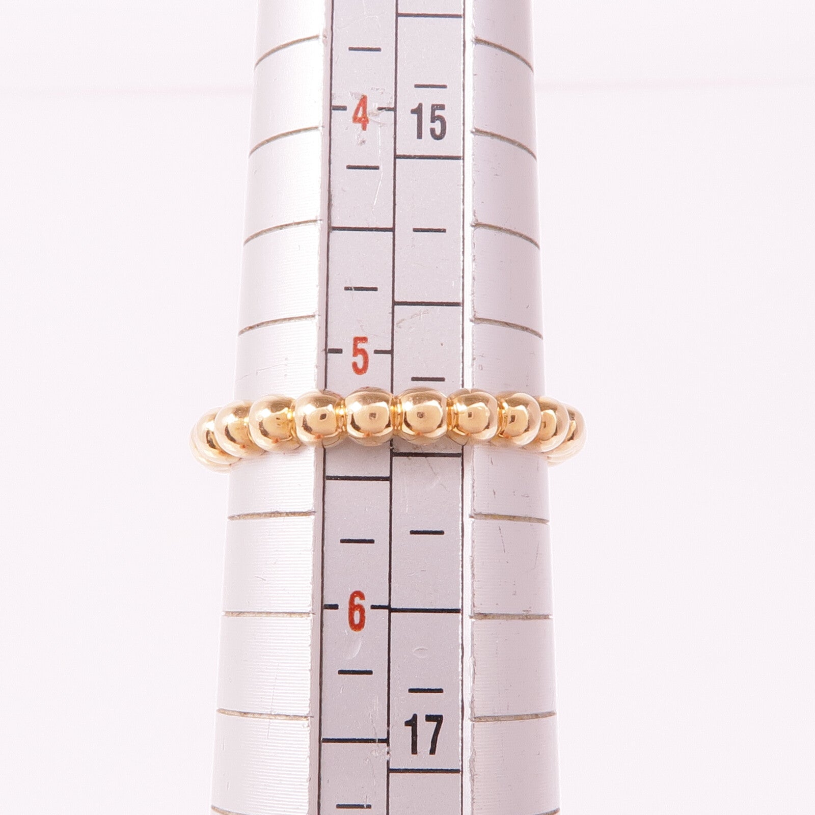 Van Cleef & Arpels 【激減優惠】18K玫瑰金Perlée pearls of Gold Ring戒指VCA#50/US#5.25
