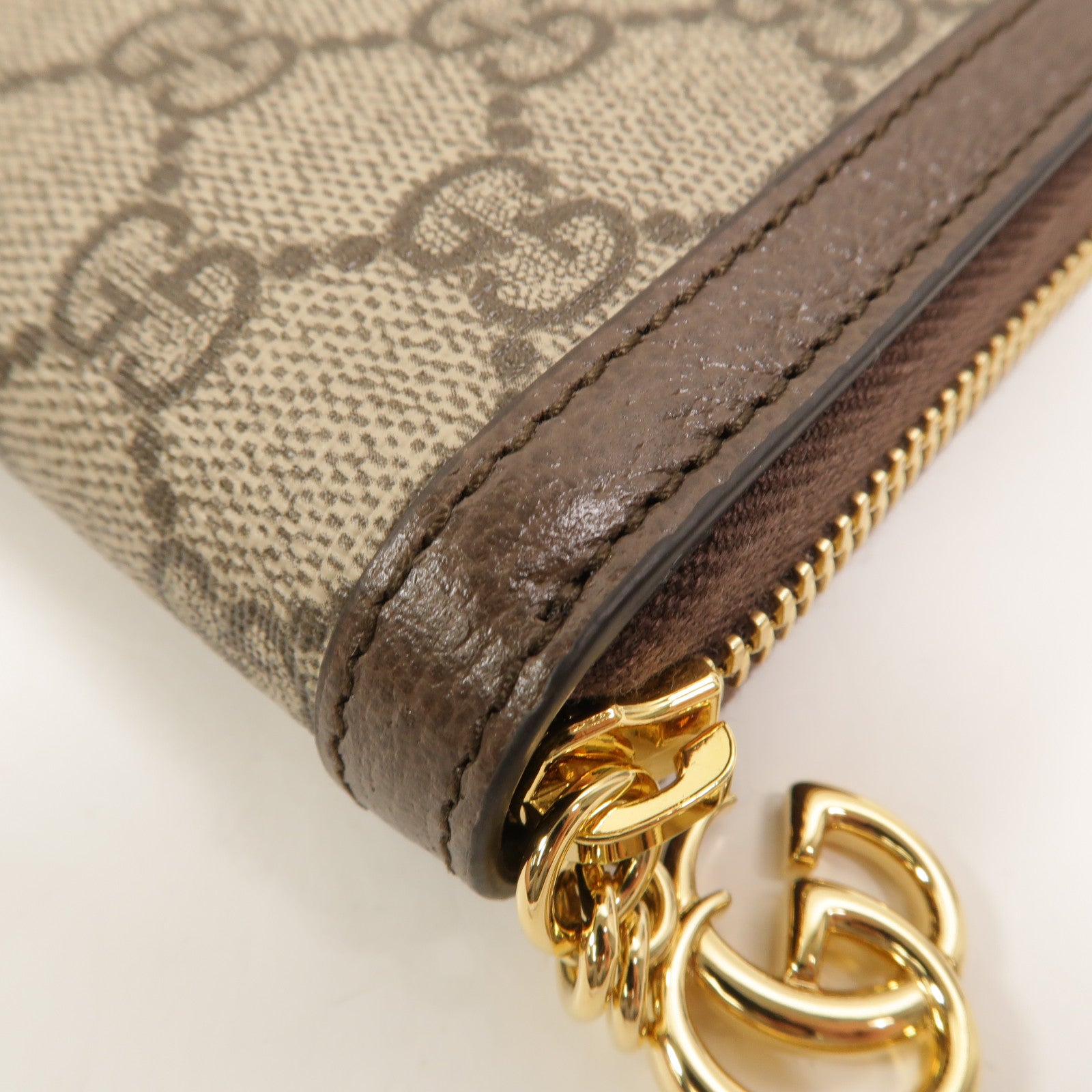 GUCCI 塗層帆布Zipper Long Wallet長錢包