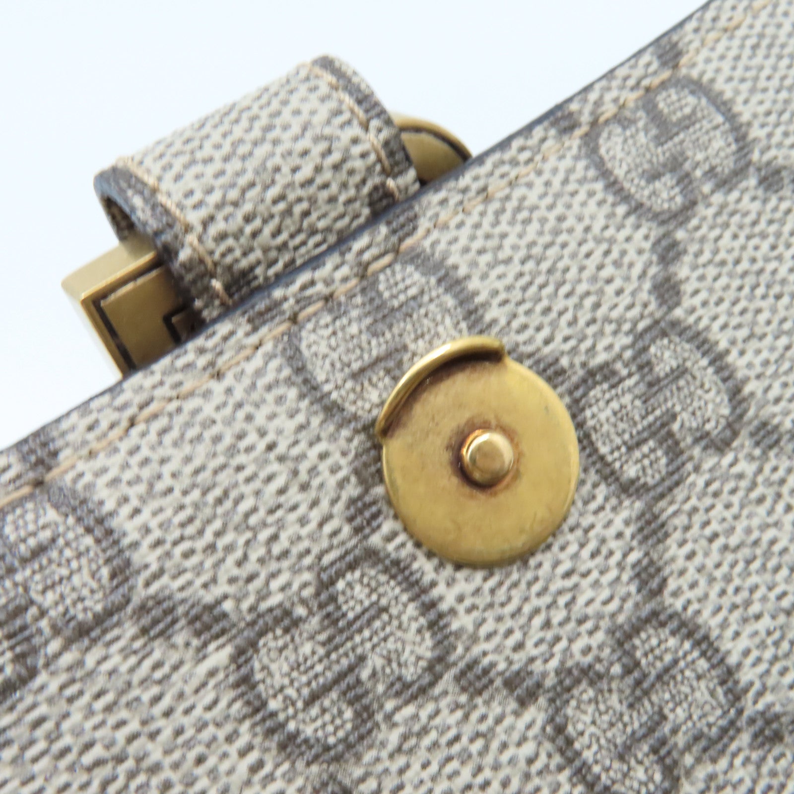 GUCCI 塗層帆布Gucci x Balenciaga The Hacker Project Hourglass Small 2Way Shoulder Bag金扣手挽肩背兩用袋啡色