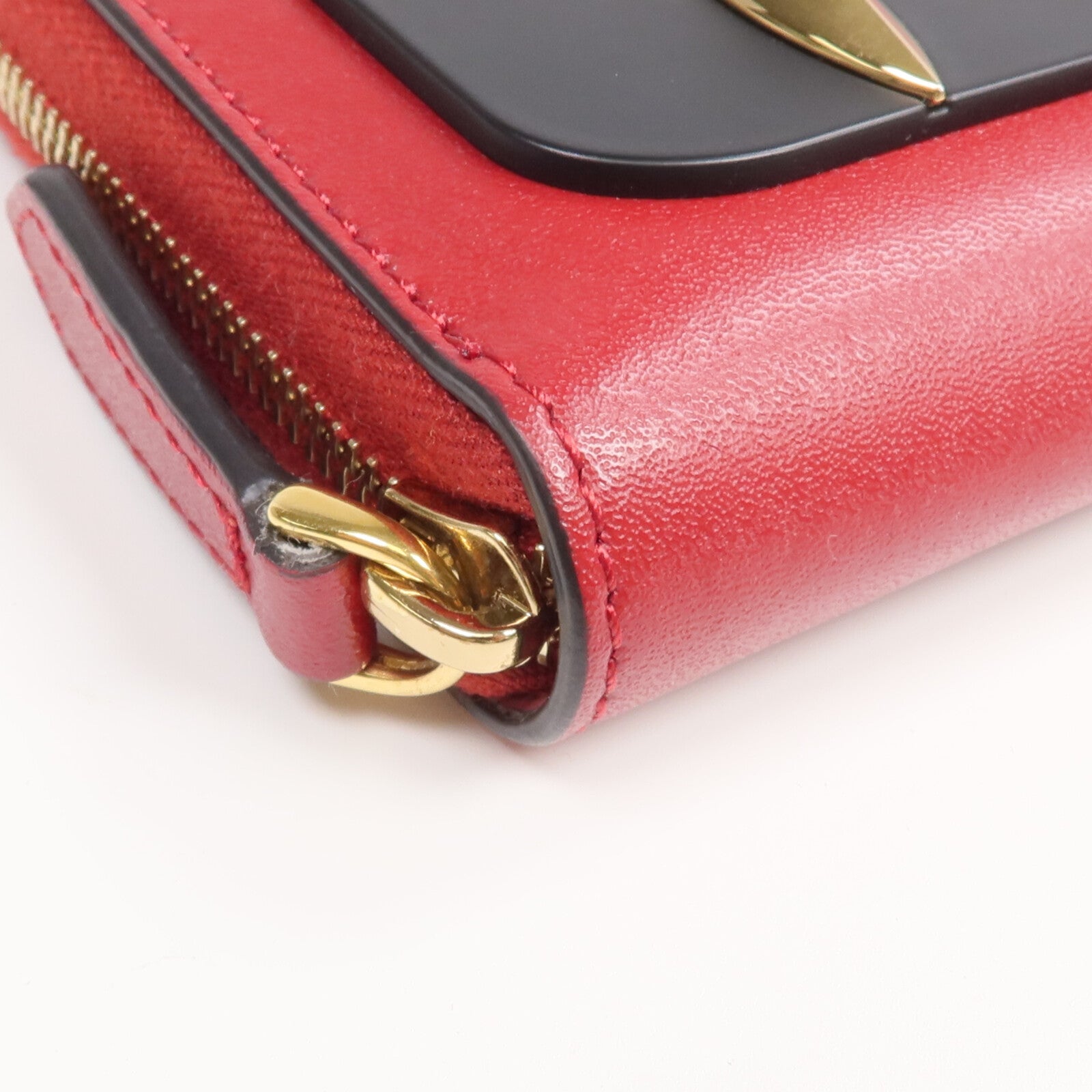 FENDI 牛皮皮革Coin/Card Case金扣零錢包/卡片套