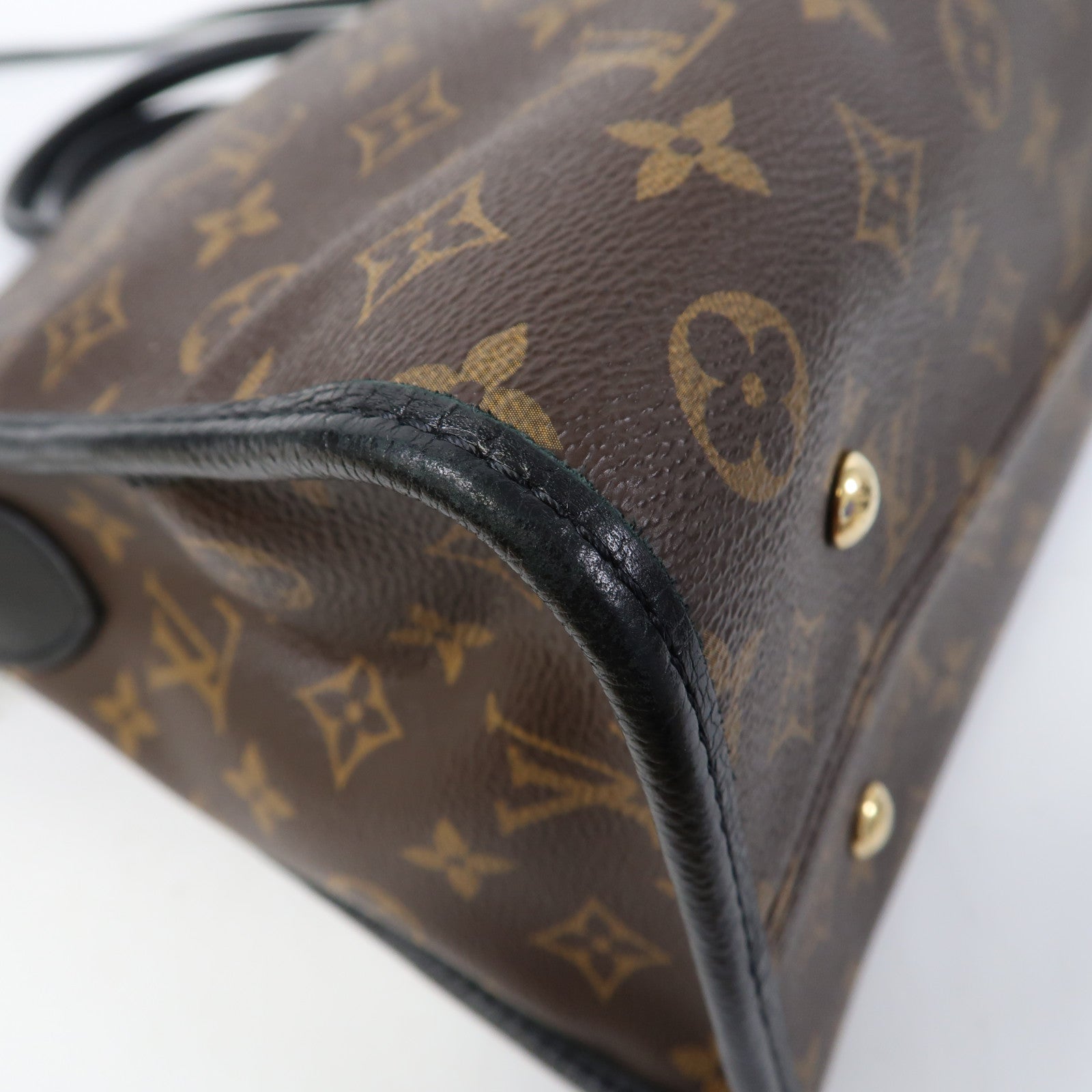 LOUIS VUITTON Monogram Popincourt MM金扣手挽肩背兩用袋啡色