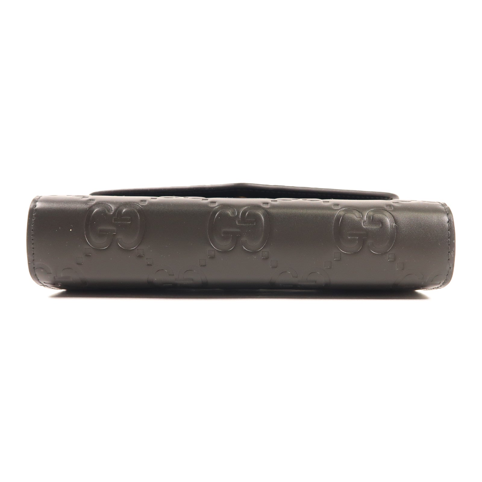 GUCCI 皮革GG Chain Wallet金扣鏈帶肩背袋