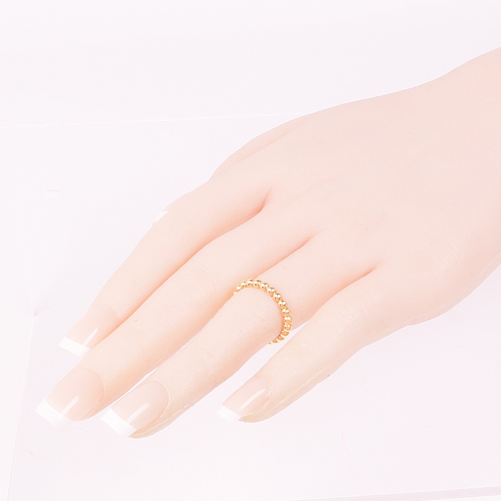 Van Cleef & Arpels 【激減優惠】18K玫瑰金Perlée pearls of Gold Ring戒指VCA#50/US#5.25