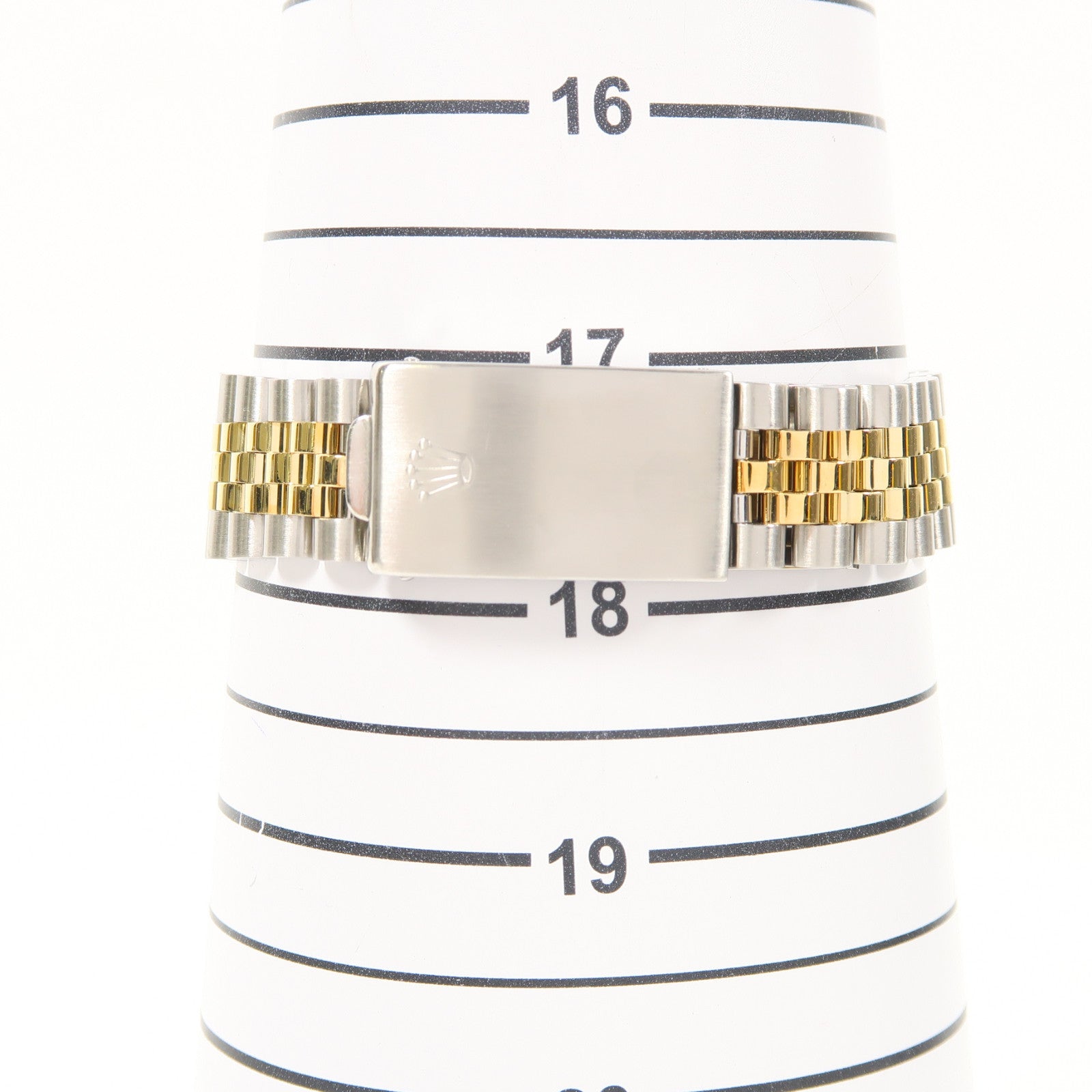 ROLEX Datejust不鏽鋼/18K黃金手錶自動機芯灰色