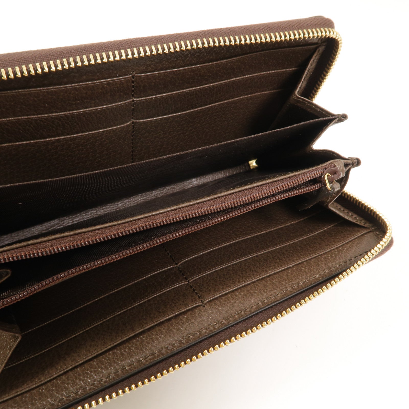 GUCCI 塗層帆布Zipper Long Wallet長錢包