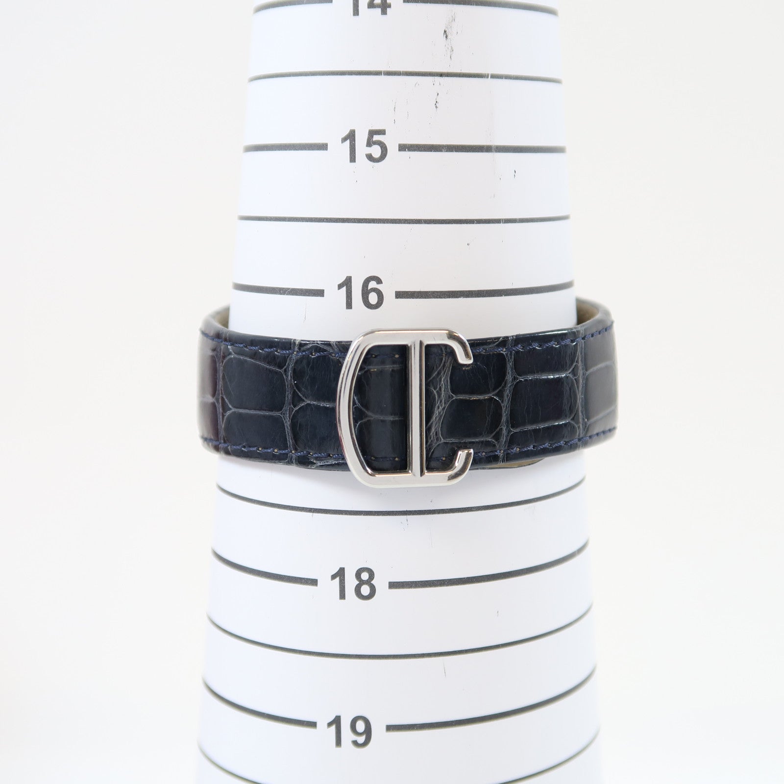 CARTIER 【激減優惠】Calibre de Cartier不鏽鋼/皮革帶手錶自動機芯啡色