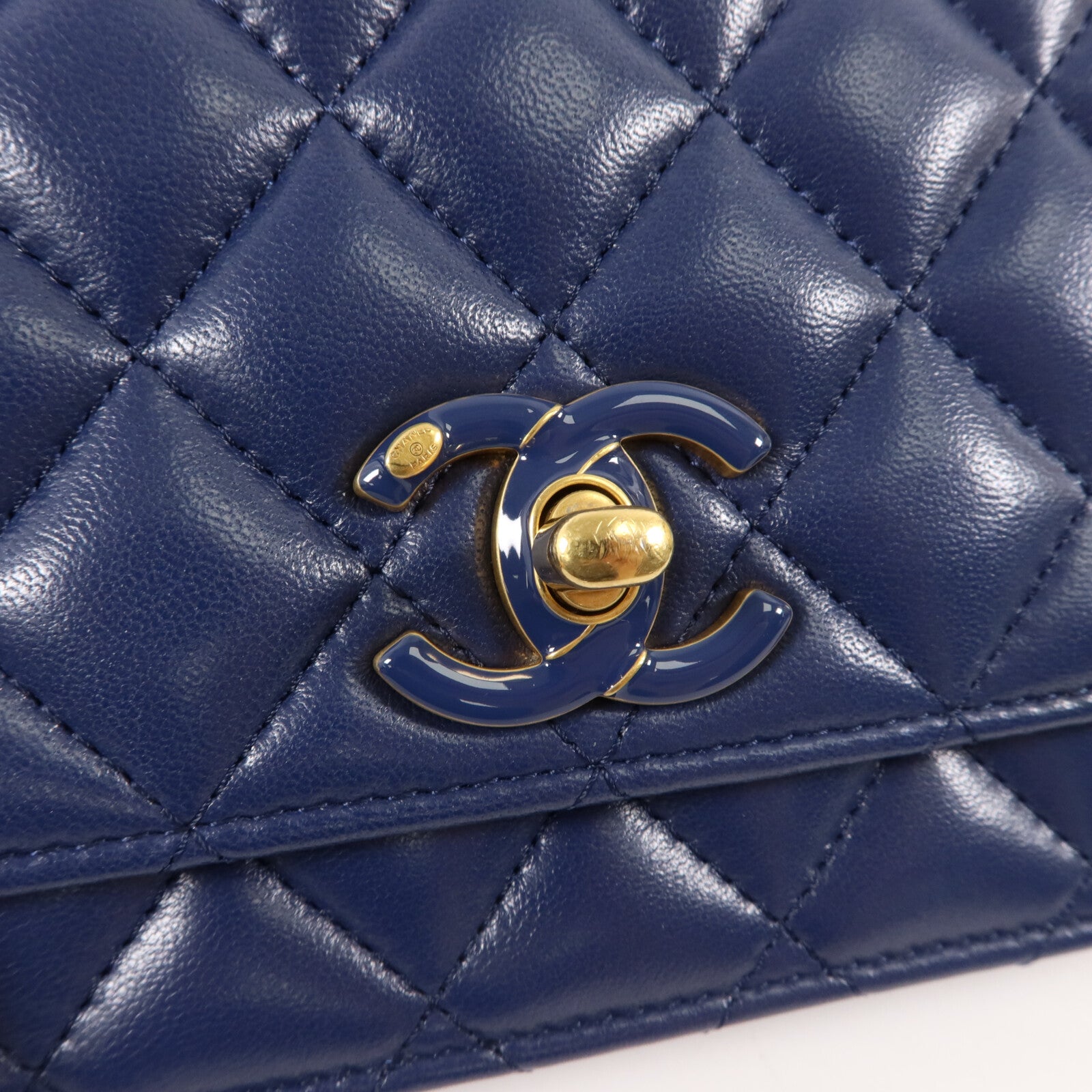 CHANEL 羊皮皮革Wallet On Chain鏈帶肩背袋