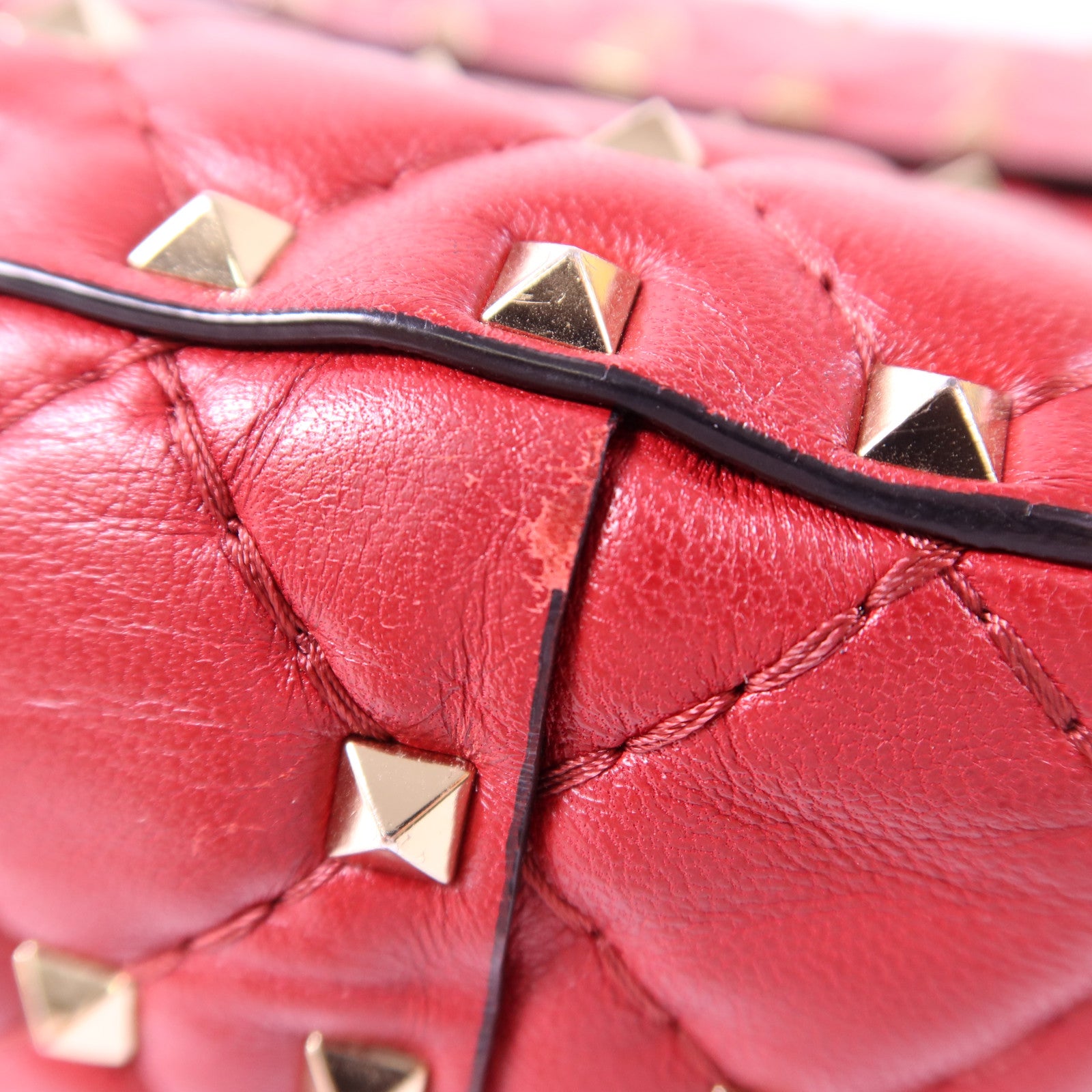 Valentino 牛皮皮革Garavani Rockstud金扣手挽肩背兩用袋