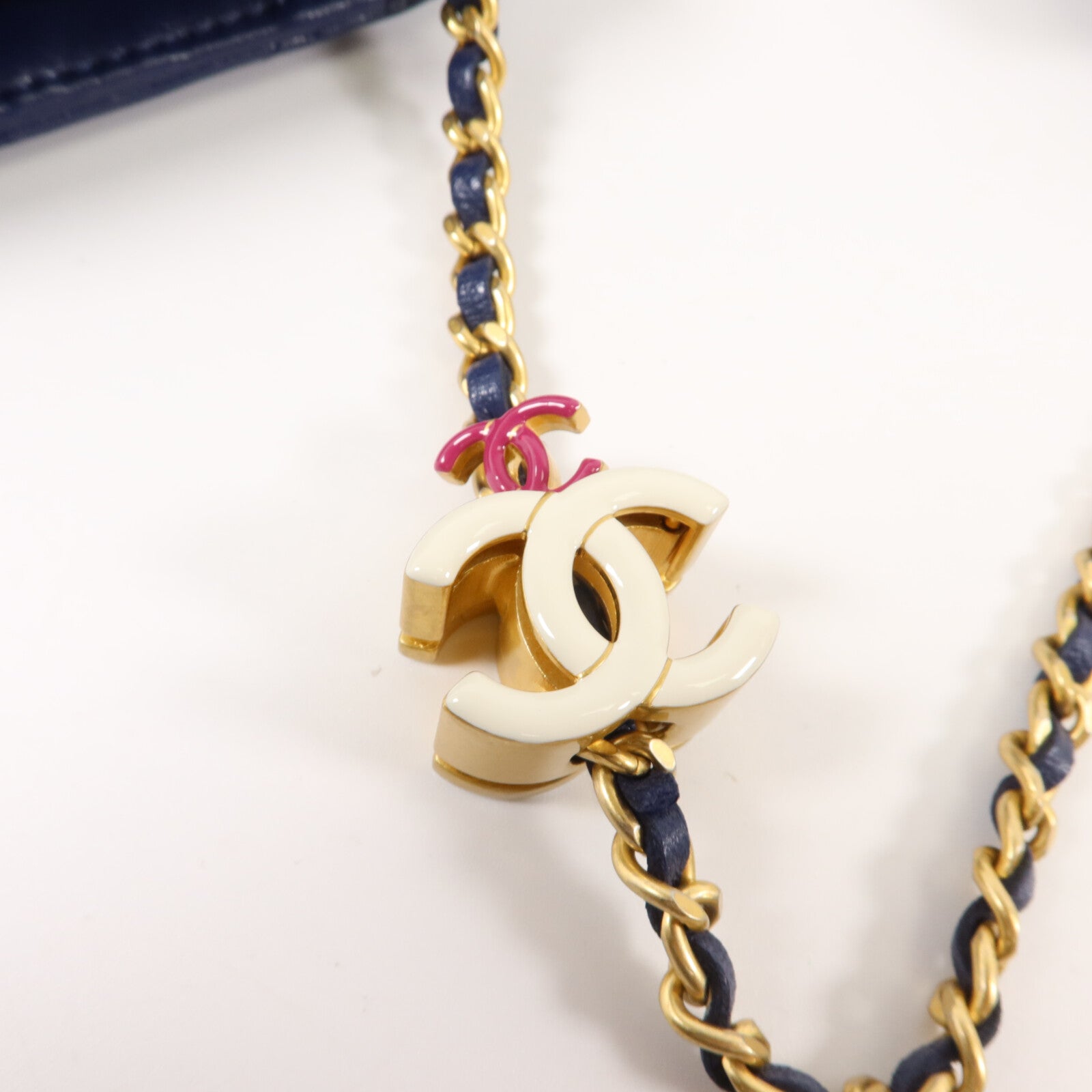 CHANEL 羊皮皮革Wallet On Chain鏈帶肩背袋