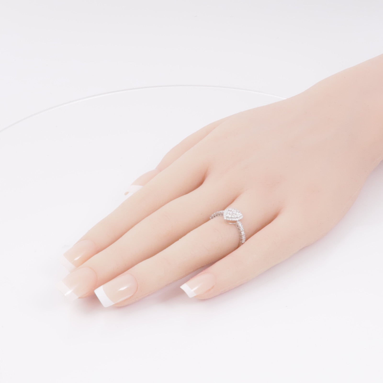 JEWELRY 【激減優惠】18K白金Diamond Ring戒指US#6.25