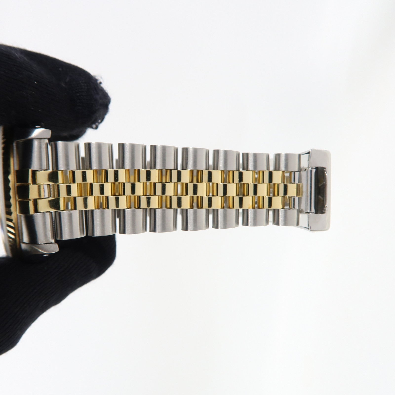 ROLEX Datejust不鏽鋼/18K黃金手錶自動機芯灰色