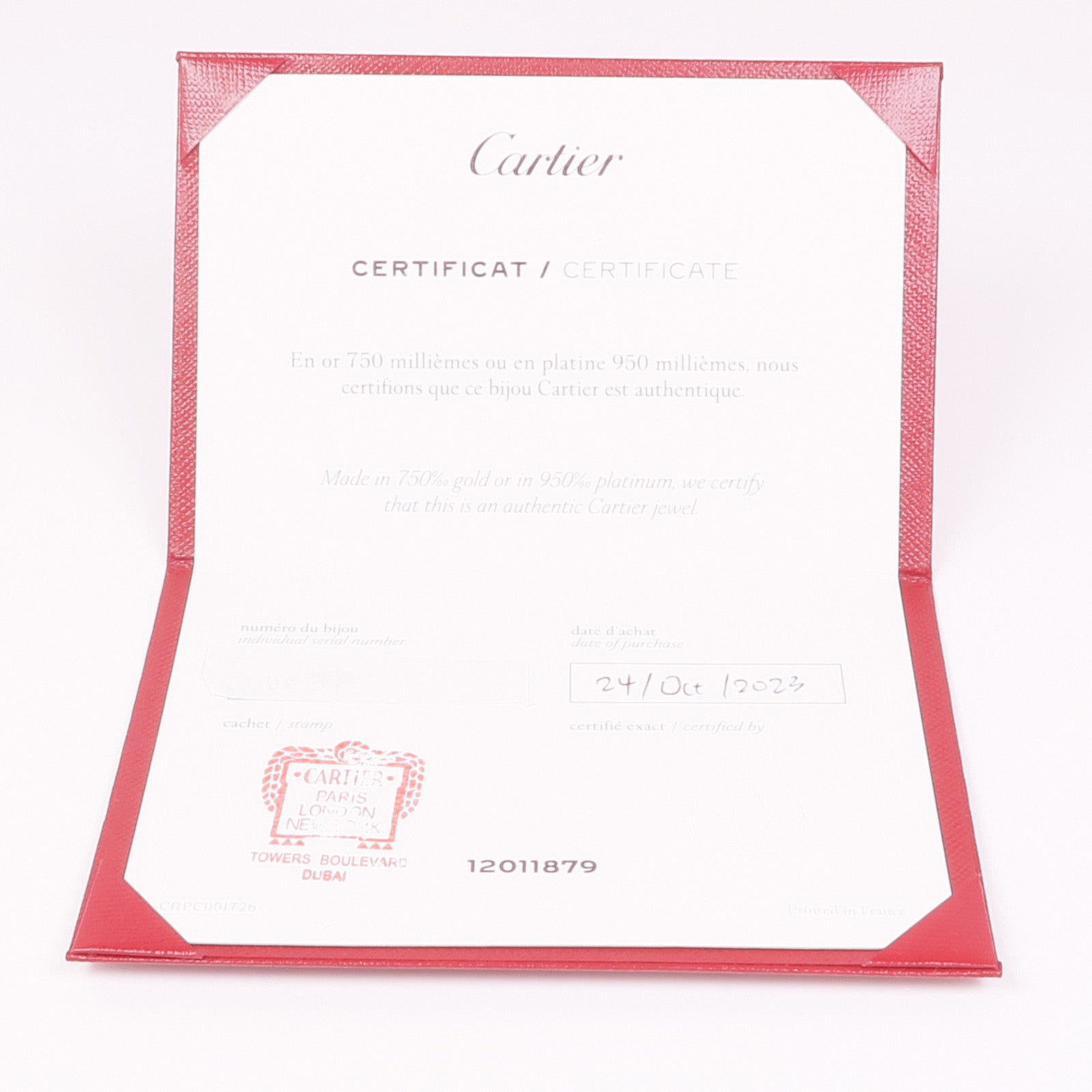 CARTIER 18K玫瑰金Juste Un Clou Diamond Bracelet鑽石手鐲Cartier#17