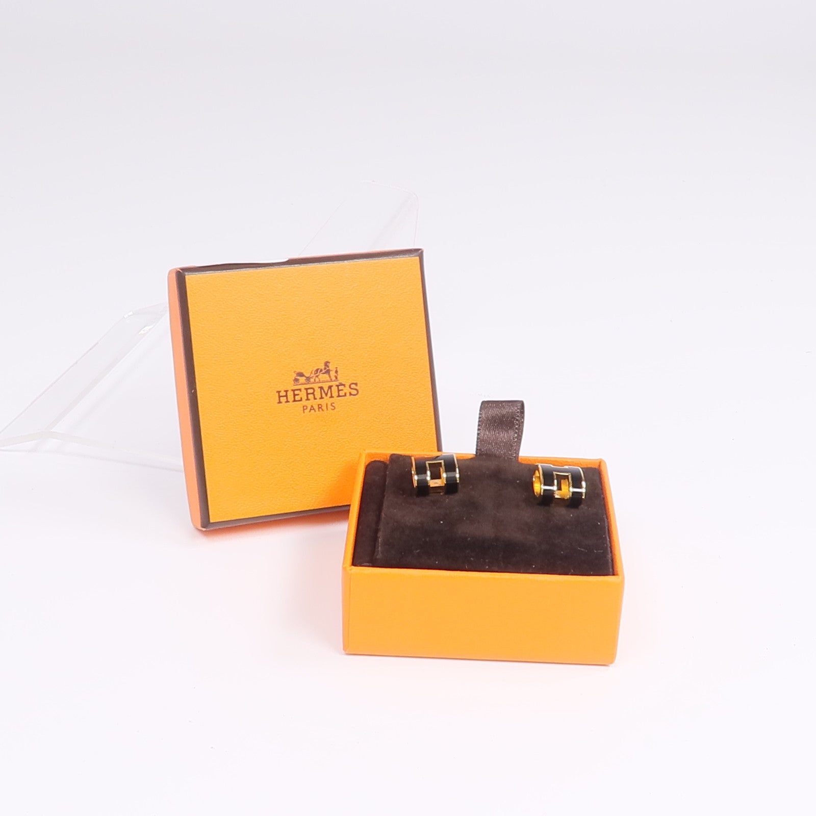 HERMES 金屬Pop H耳環