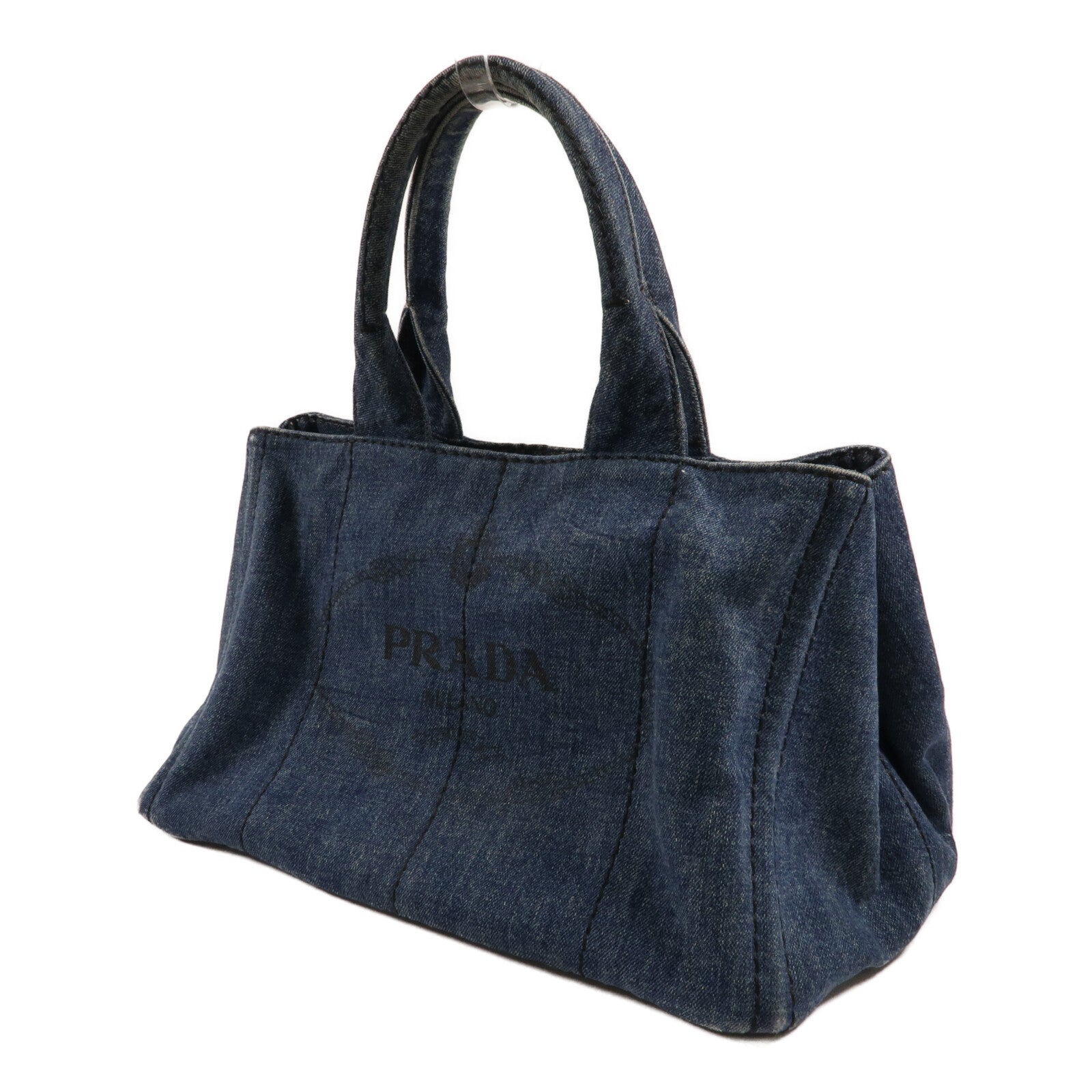 PRADA 牛仔布Tote Bag手挽袋
