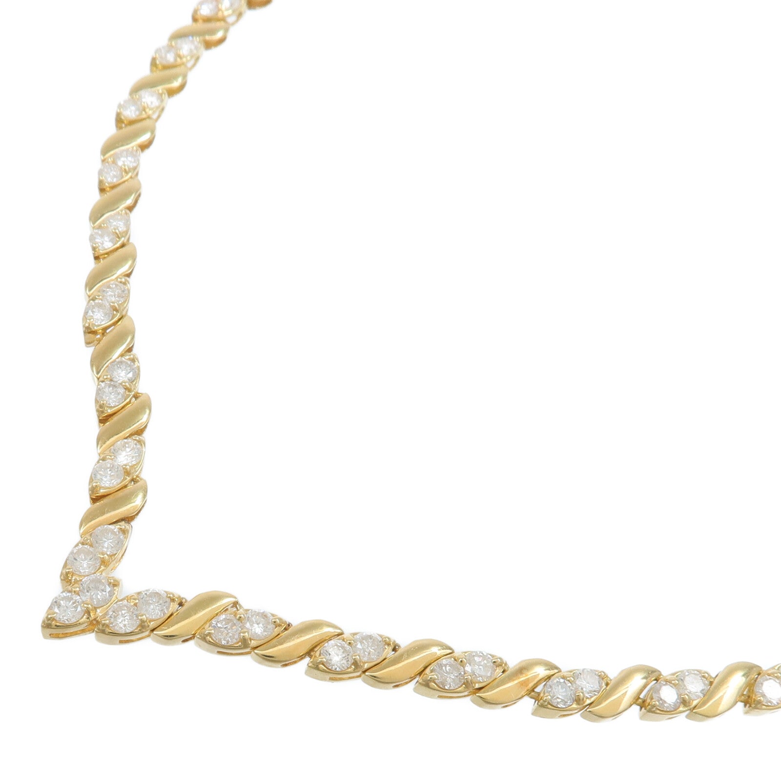 JEWELRY 18K黃金Diamond Necklace鑽石項鍊