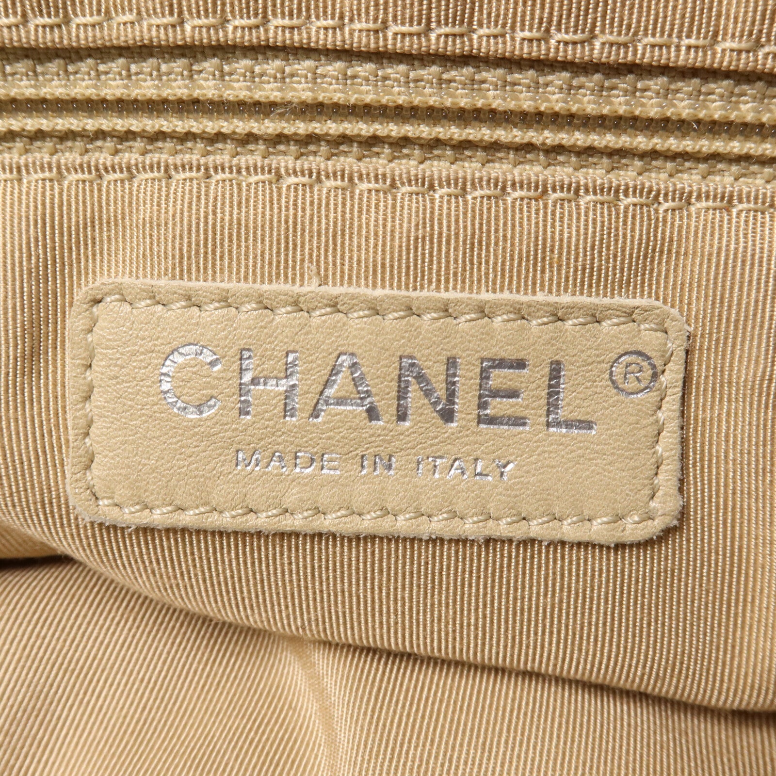 CHANEL 牛皮皮革Chain Shoulder鏈帶手挽肩背兩用袋