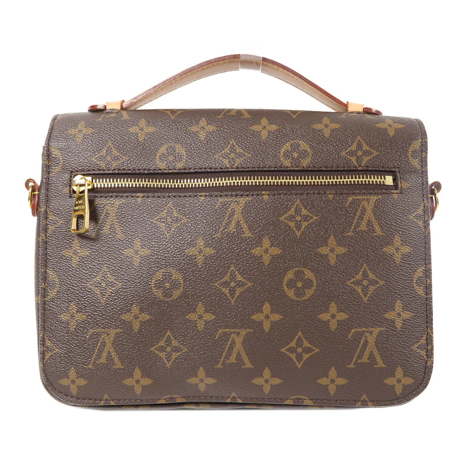 LOUIS VUITTON Monogram Pochette Metis MM金扣手挽肩背兩用袋啡色