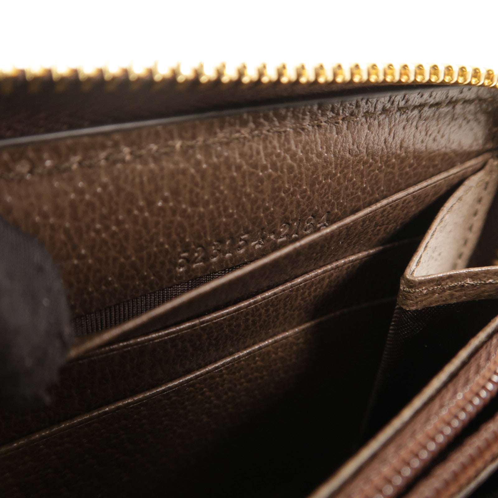GUCCI 塗層帆布Zipper Long Wallet長錢包
