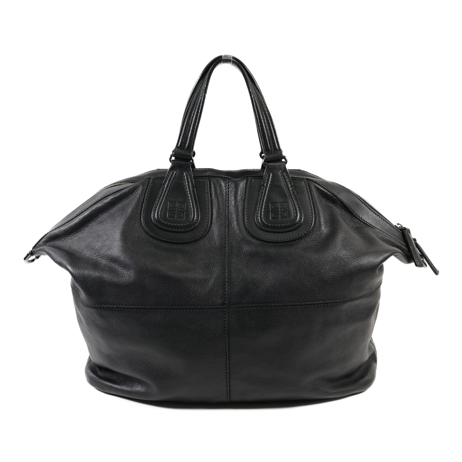 GIVENCHY 牛皮皮革2Way Shoulder Bag銀扣手挽肩背兩用袋