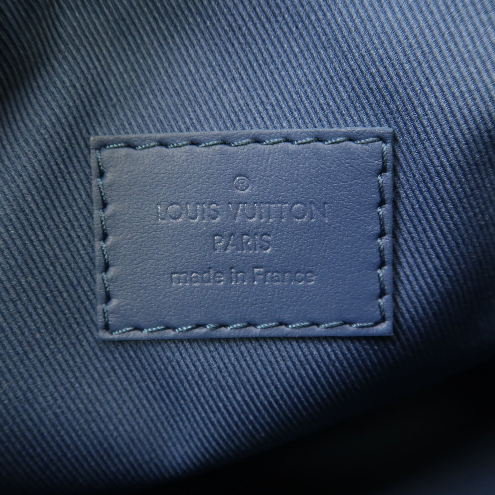 LOUIS VUITTON Aerogram Keepall XS銀扣手挽肩背兩用袋藍色