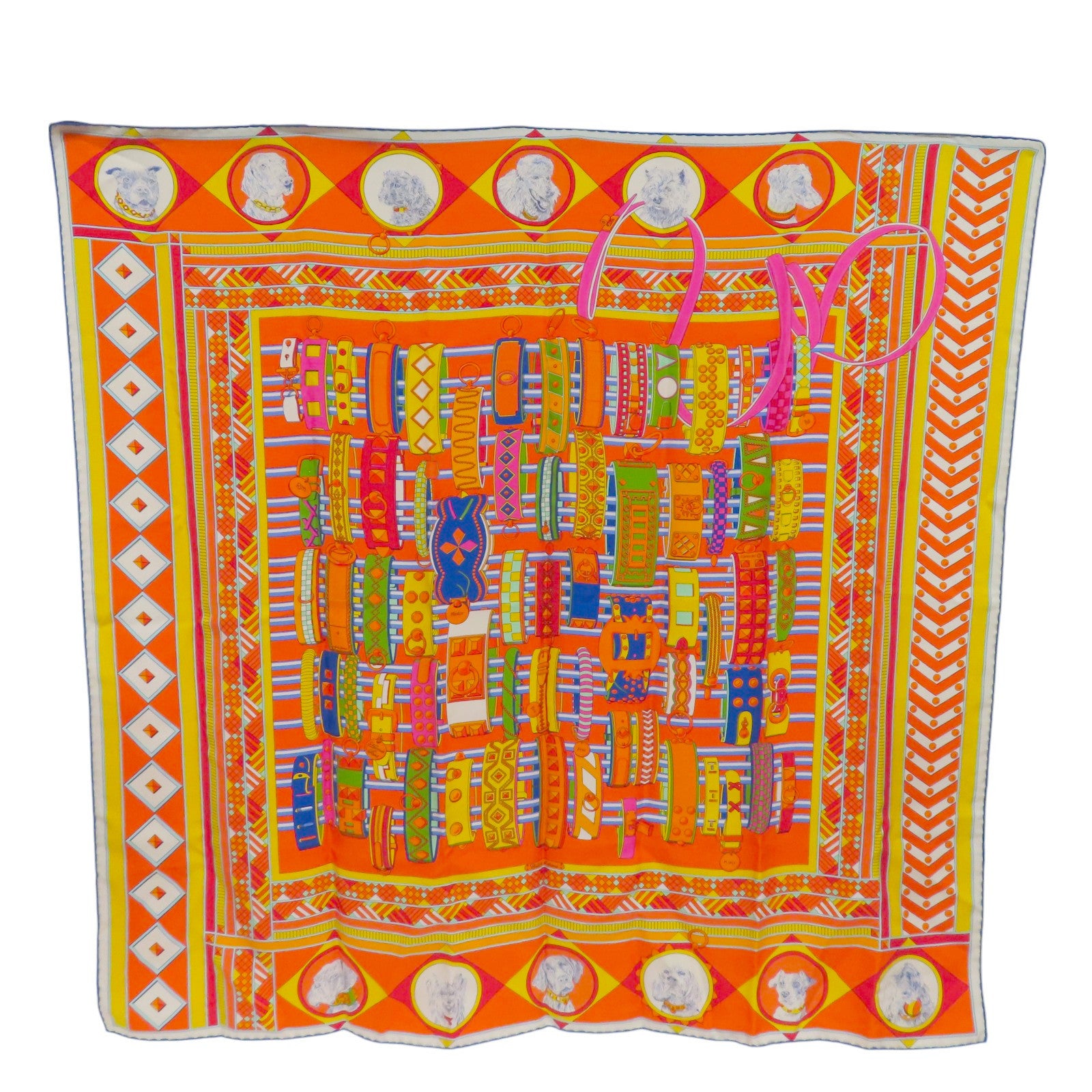 HERMES 絲質Scarf 90x90絲巾