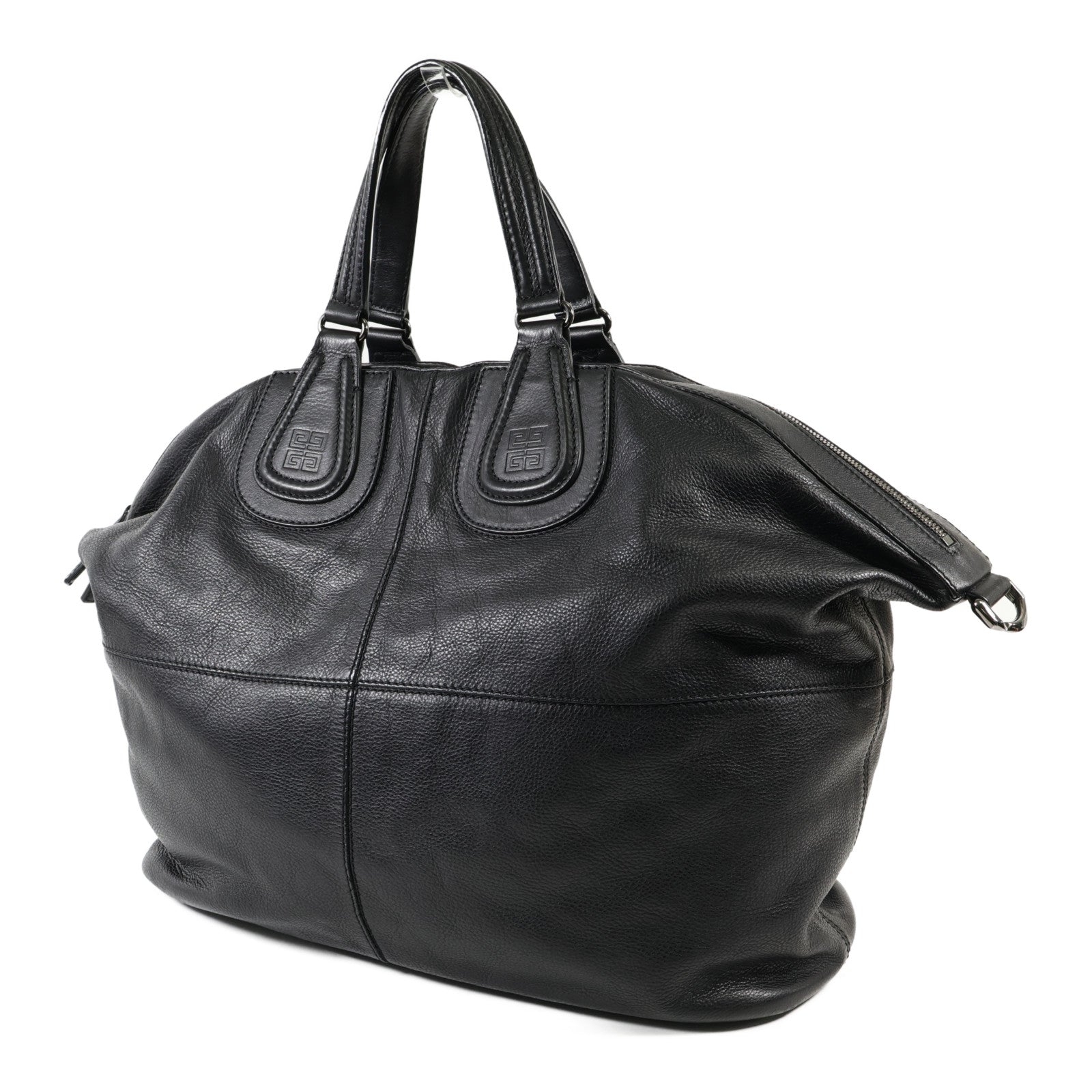 GIVENCHY 牛皮皮革2Way Shoulder Bag銀扣手挽肩背兩用袋